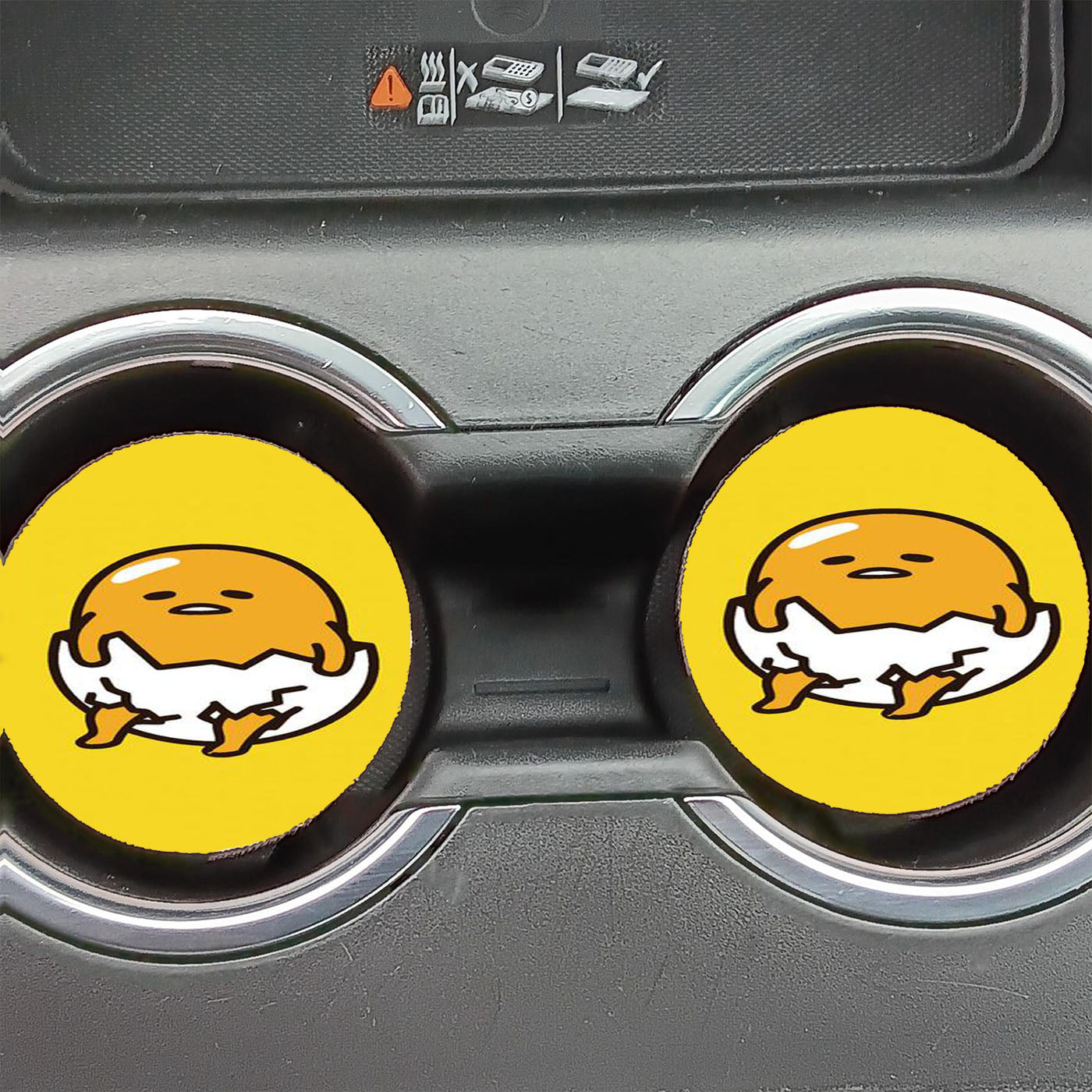 Gudetama The Lazy Egg Car Coasters