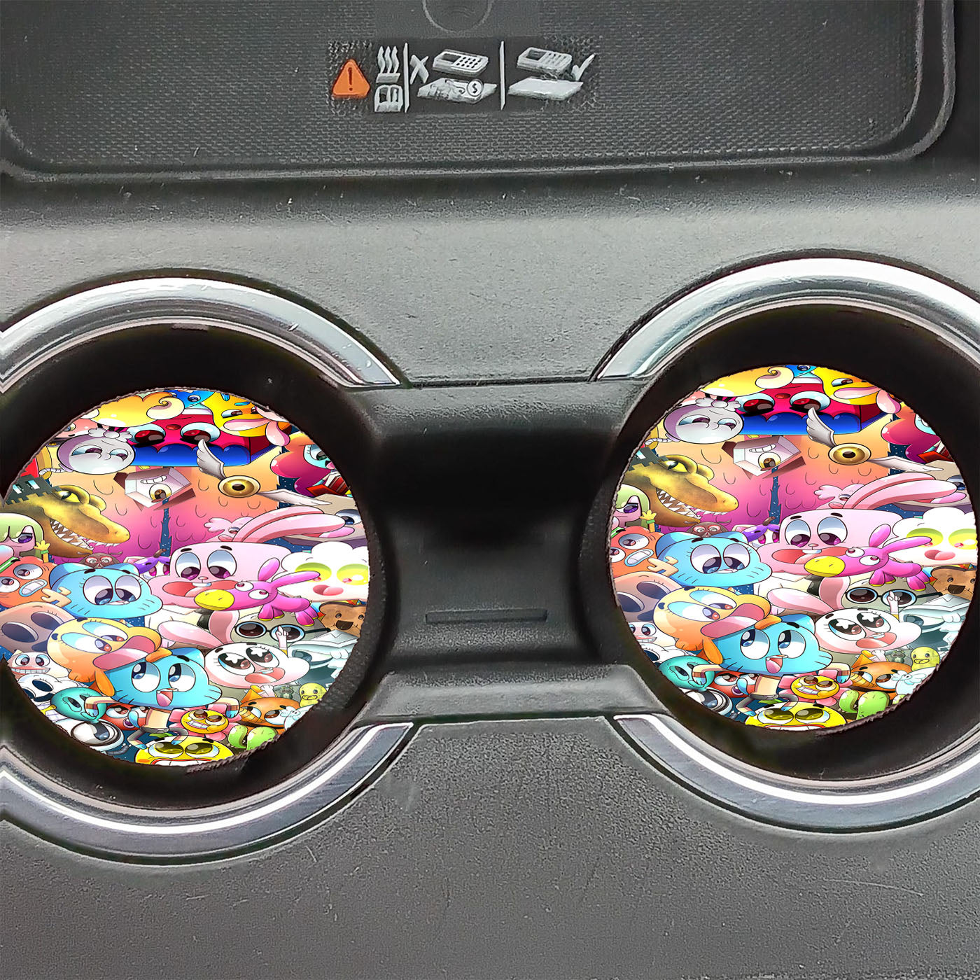 Gumball World Cartoon Network Animated Series Car Coasters