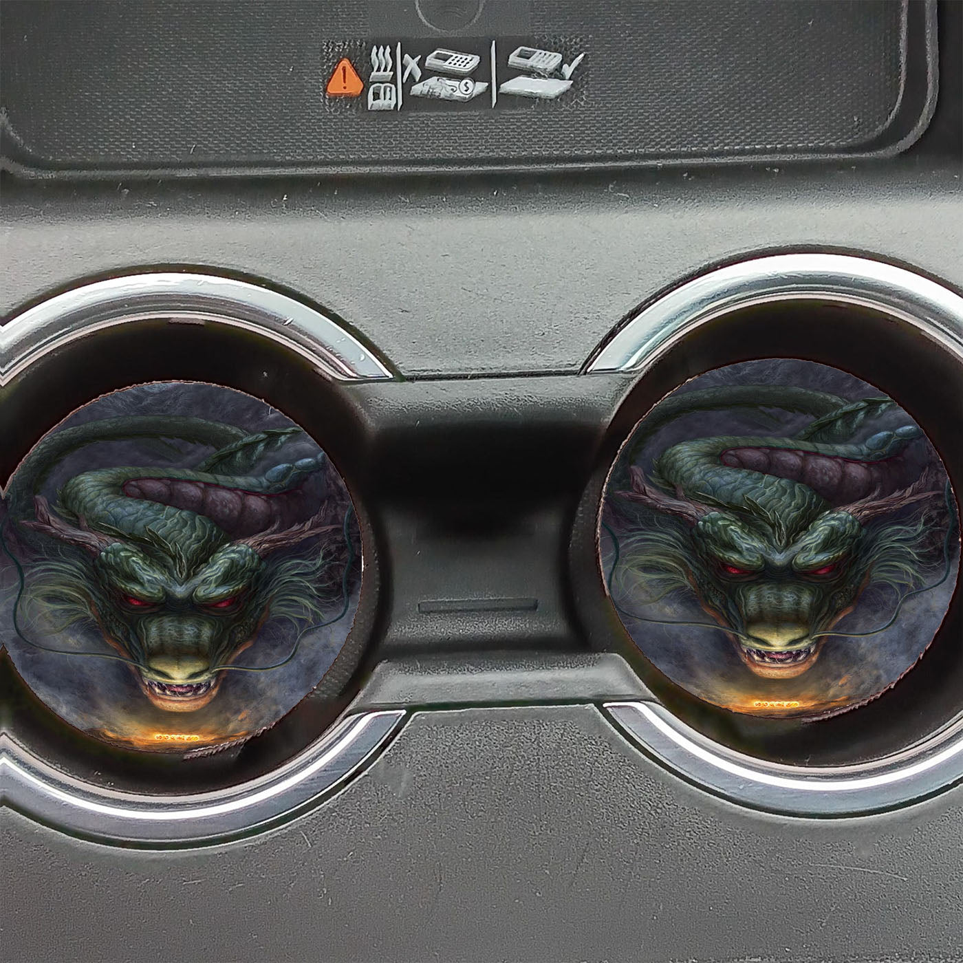 Gustavo Lara Shenlong Dragon Ball Car Coasters