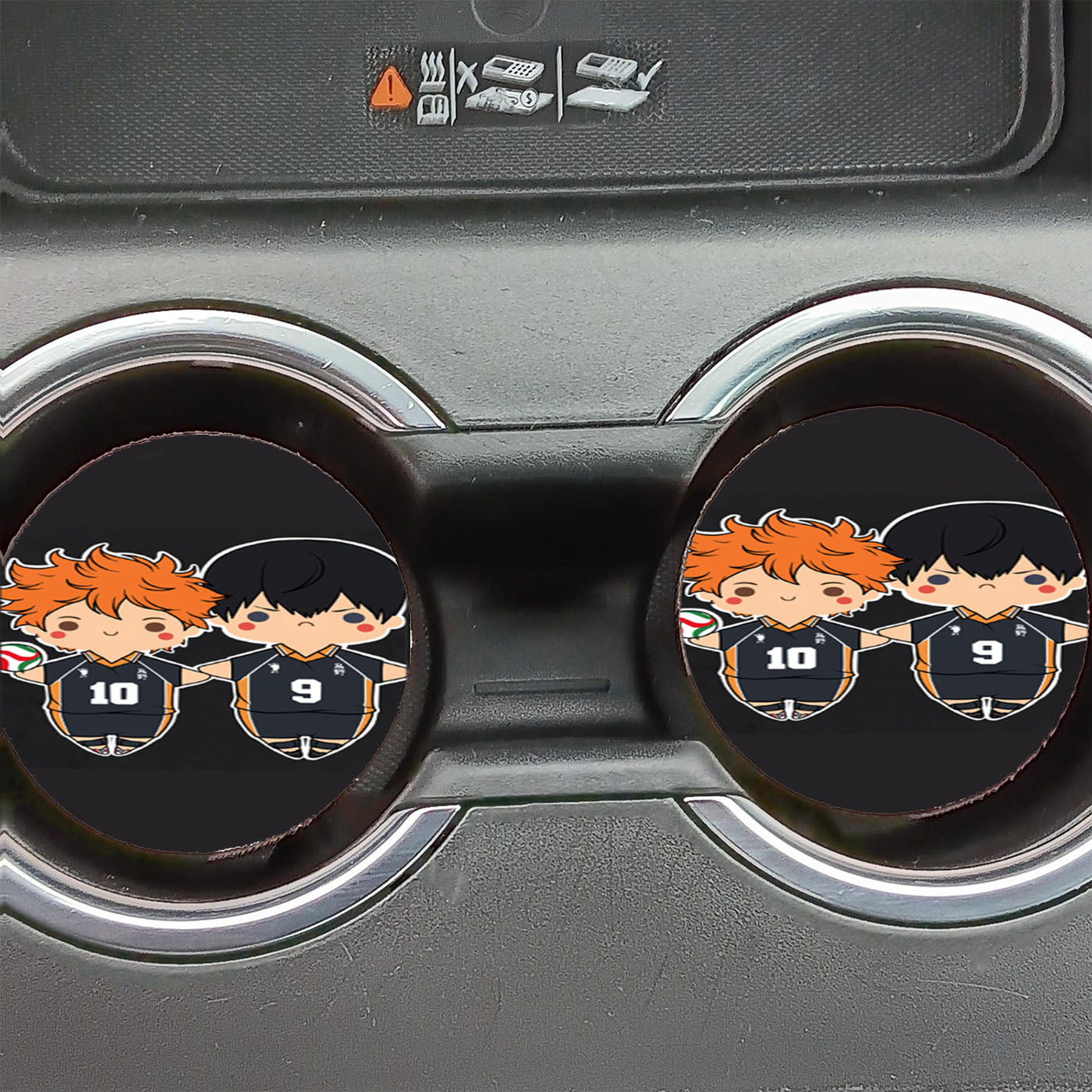 Haikyuu Haikyuu Cute Chibi Art Car Coasters