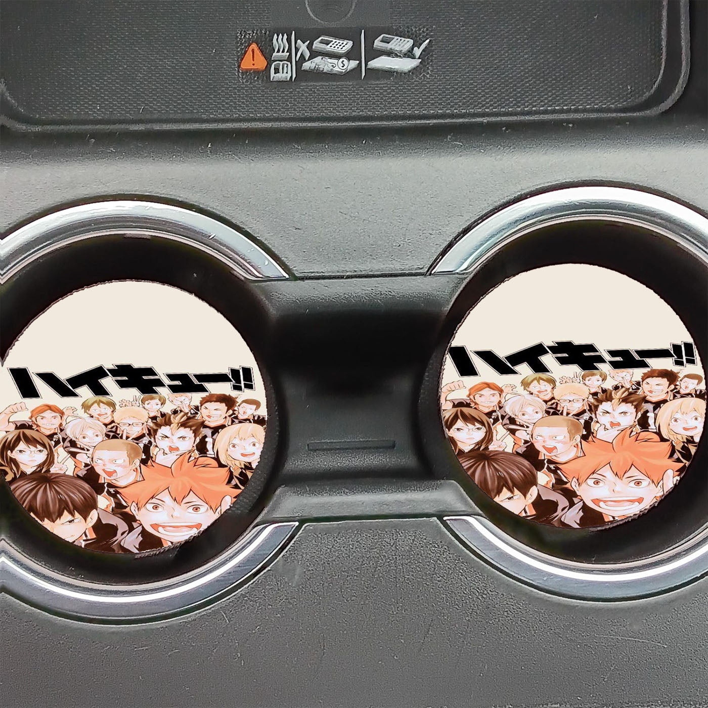Haikyuu Karasuno Team Car Coasters