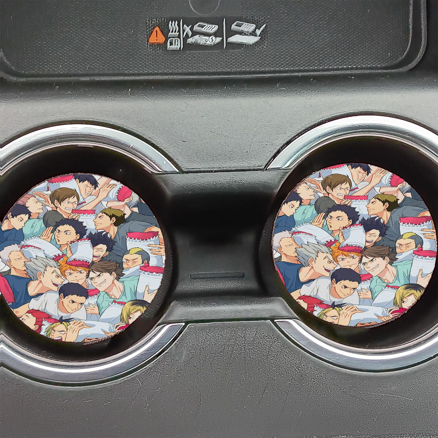 Haikyuu Seijou Aobajohsai High Team Car Coasters