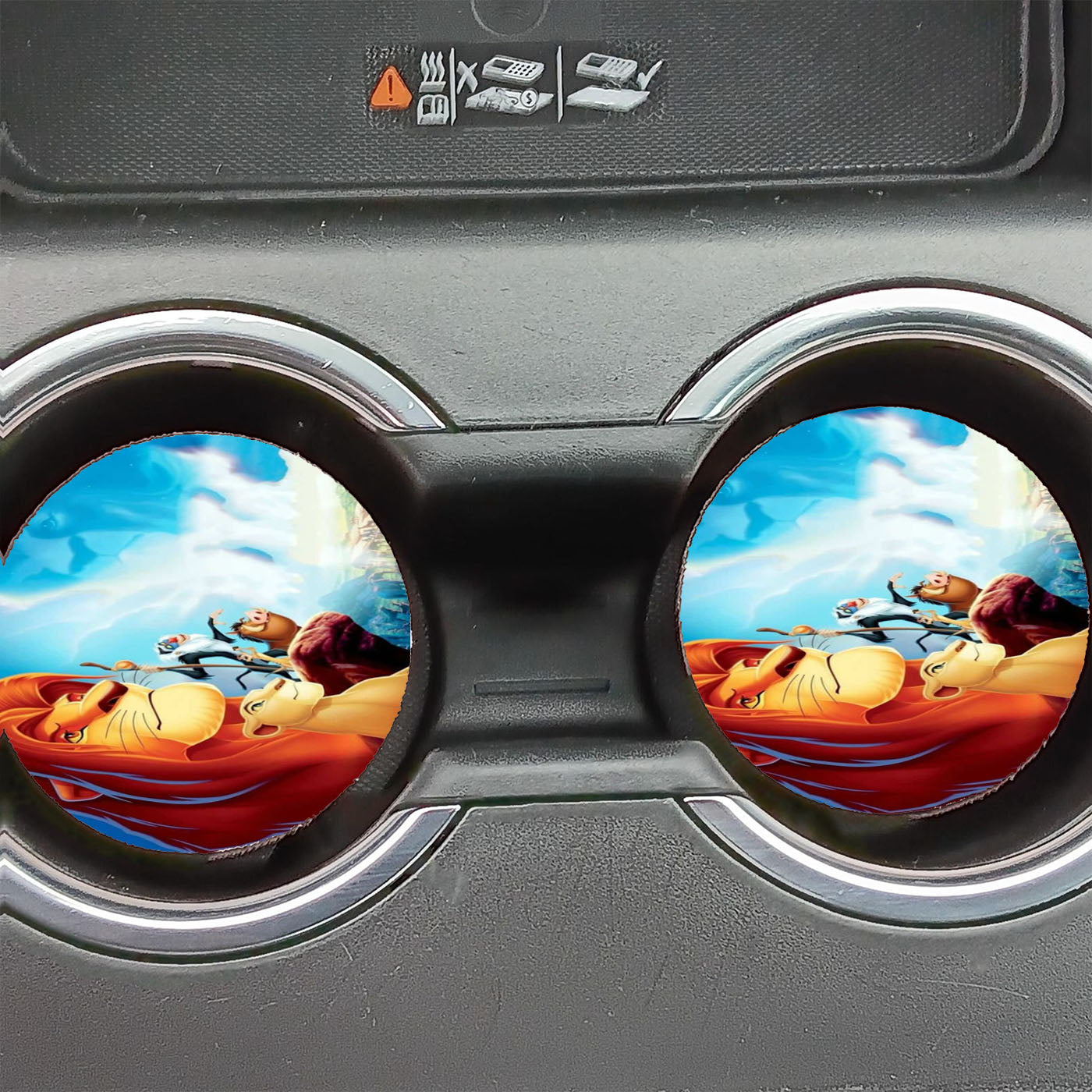 Hakuna Matata The Lion King Disney Movie Cartoon Car Coasters