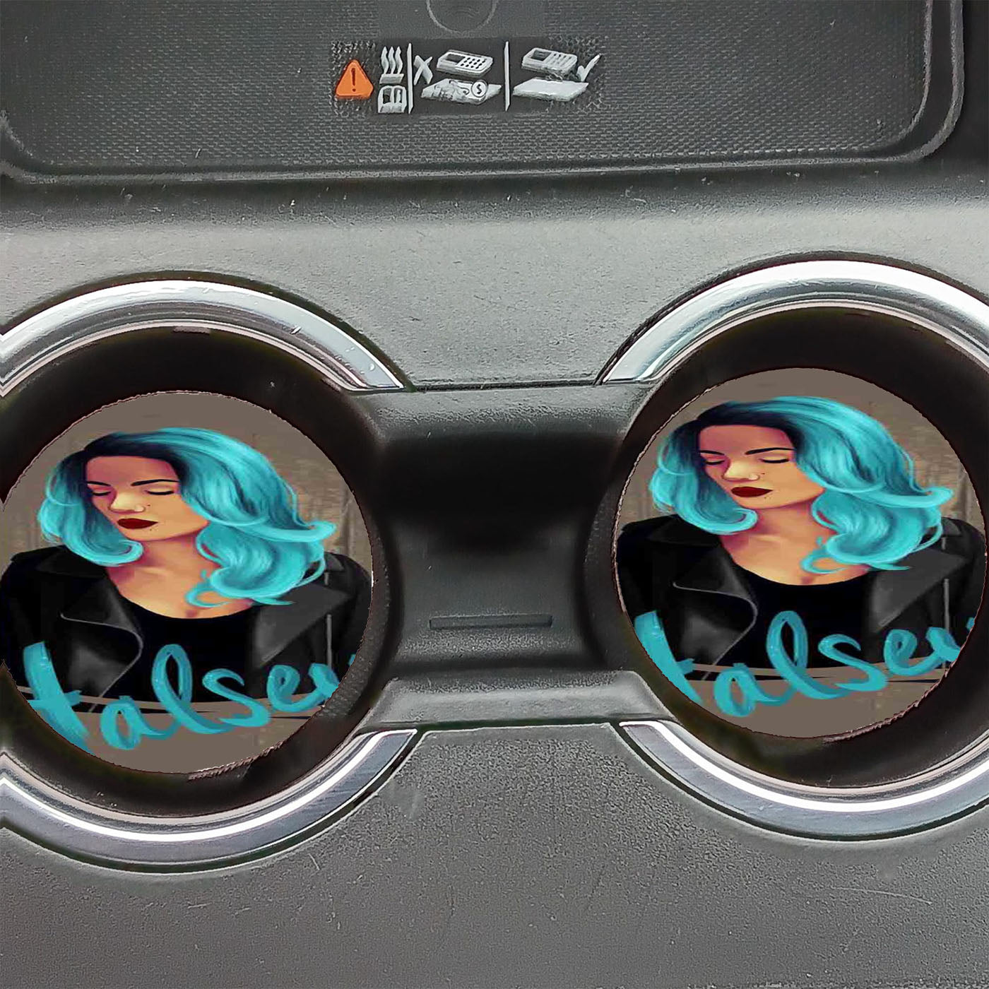 Halsey Fan Art  Car Coasters