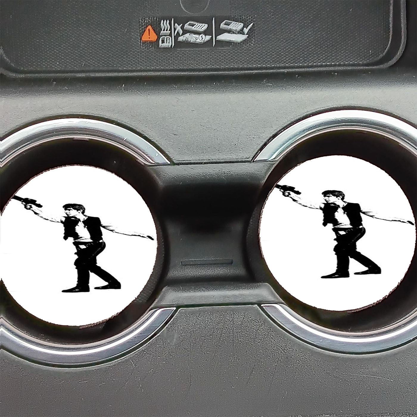 Han Solo Art Car Coasters