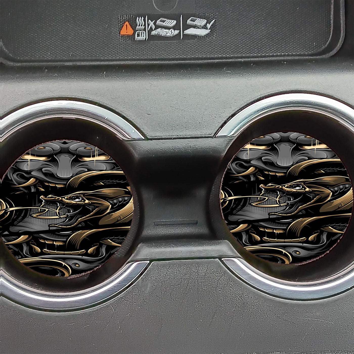 Hannya Monster Car Coasters