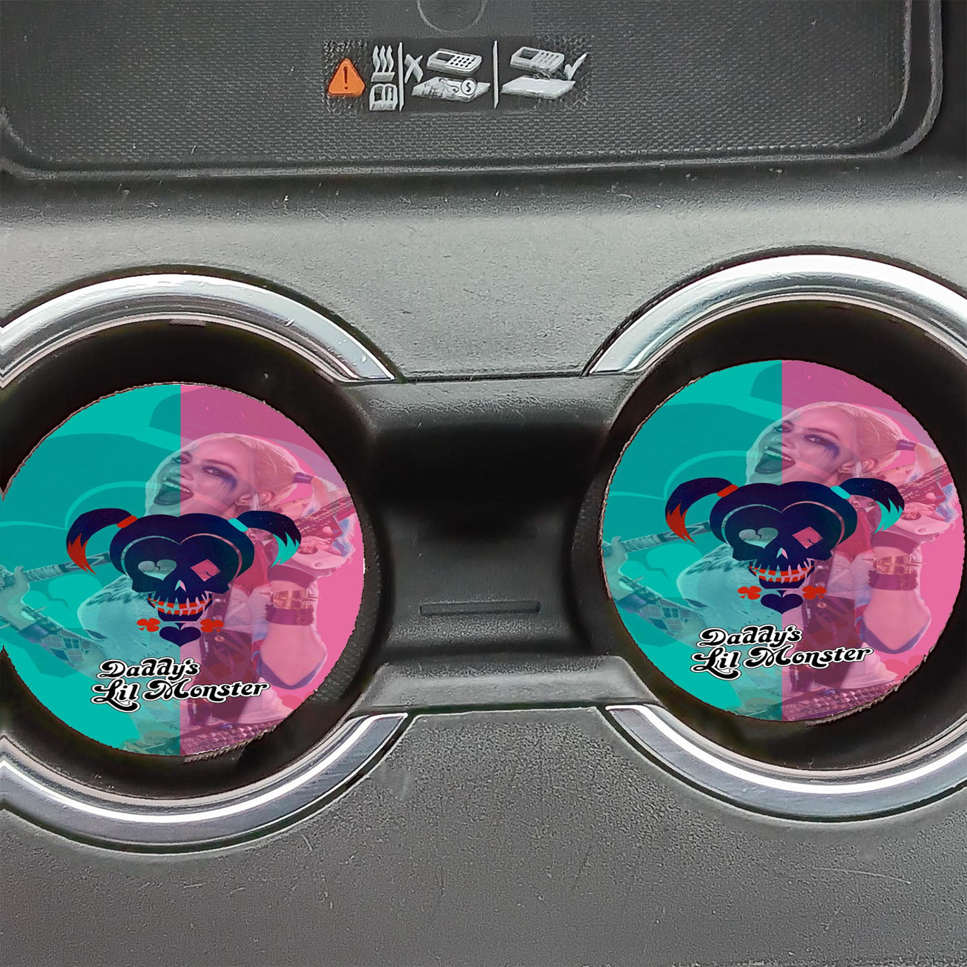 Harley Queen Hero Car Coasters
