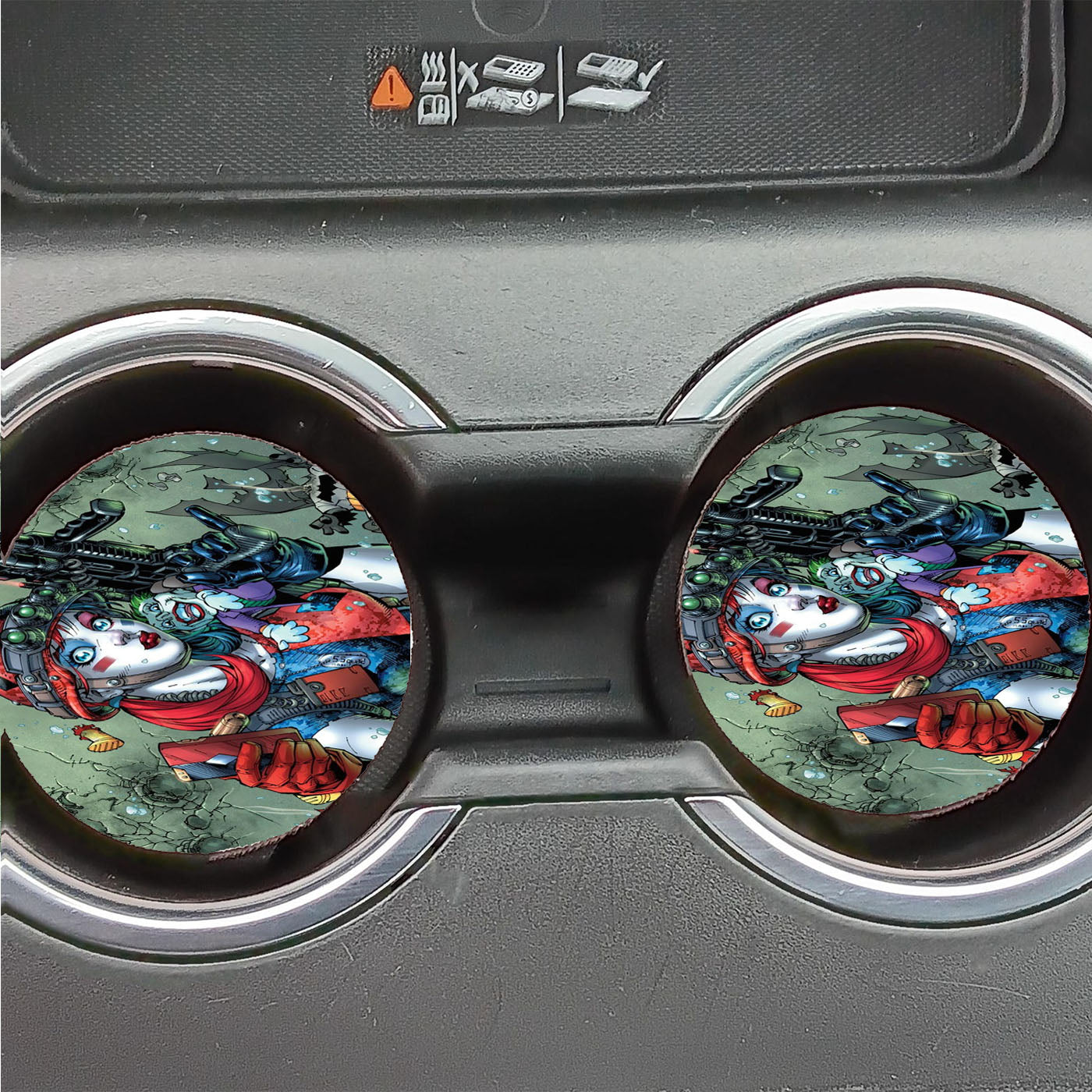 Harley Quinn And The Suicide Squad Car Coasters