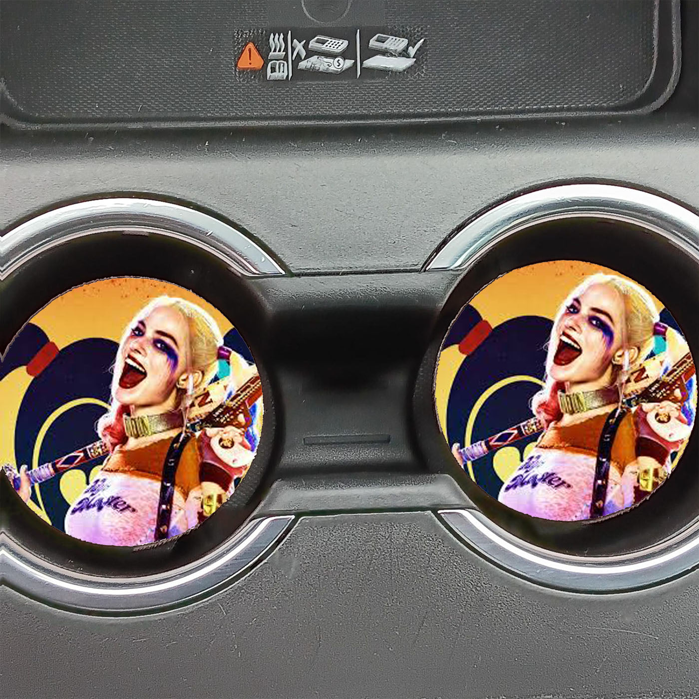 Harley Quinn In Suicide Squad Car Coasters