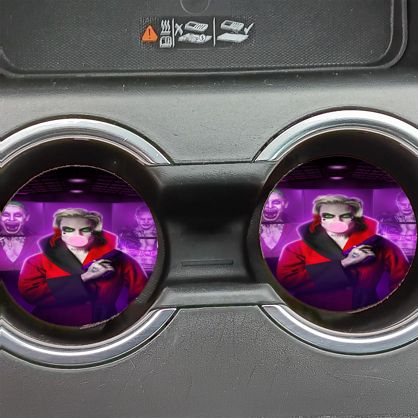 Harley Quinn Joker Car Coasters