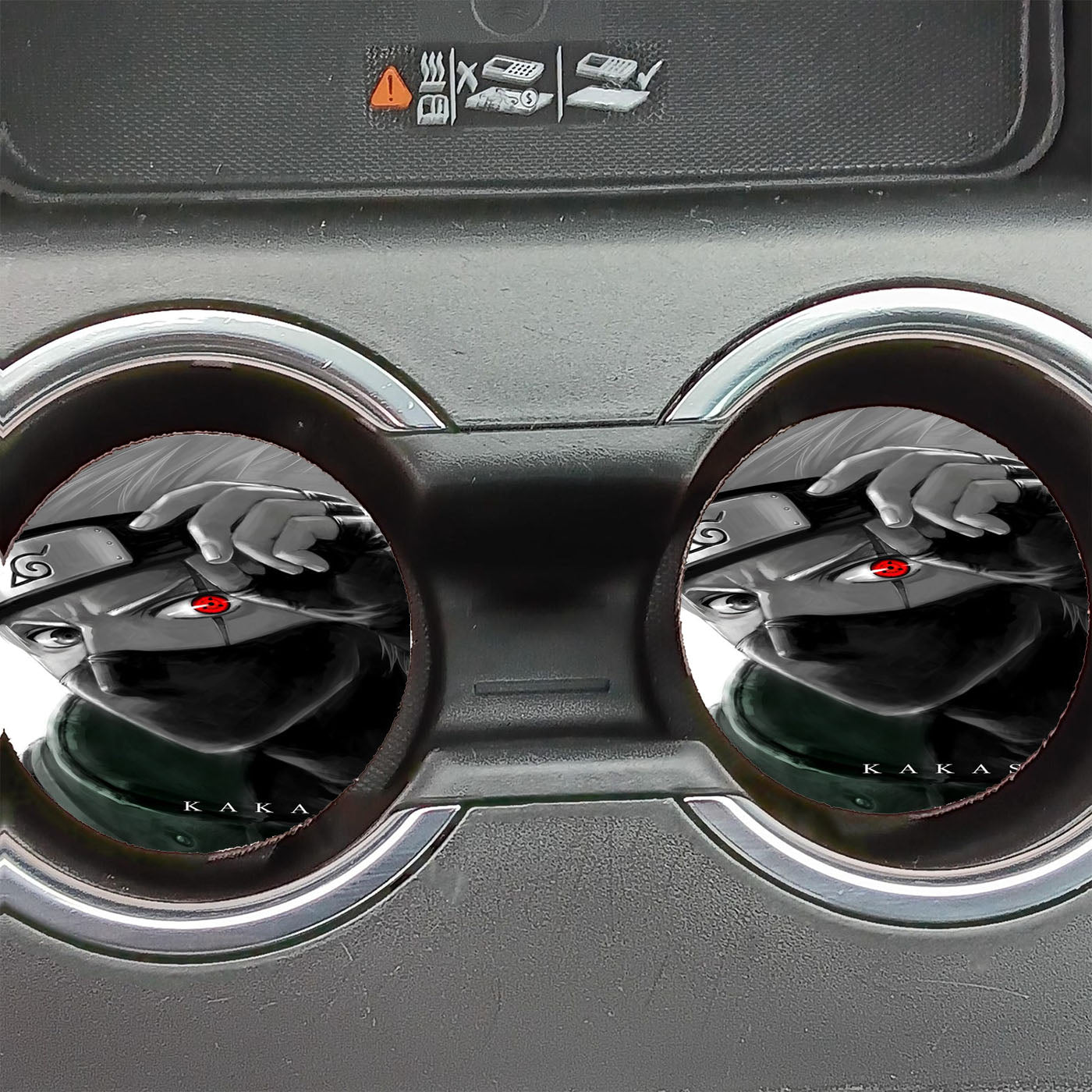 Hatake Kakashi Sharingan Eye Car Coasters