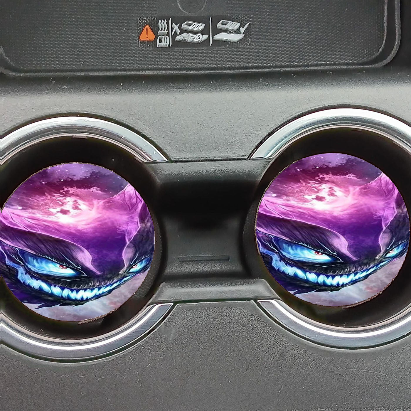 Haunter Ghost Pokemon Art Illustrations Car Coasters