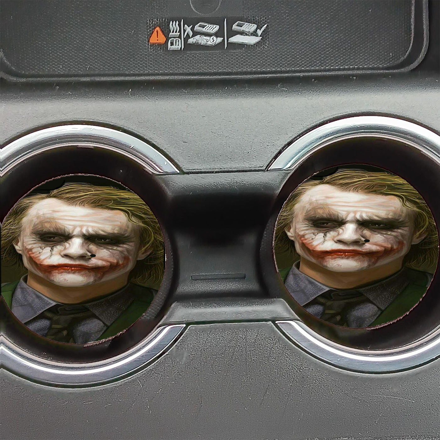 Heath Ledger The Joker Car Coasters