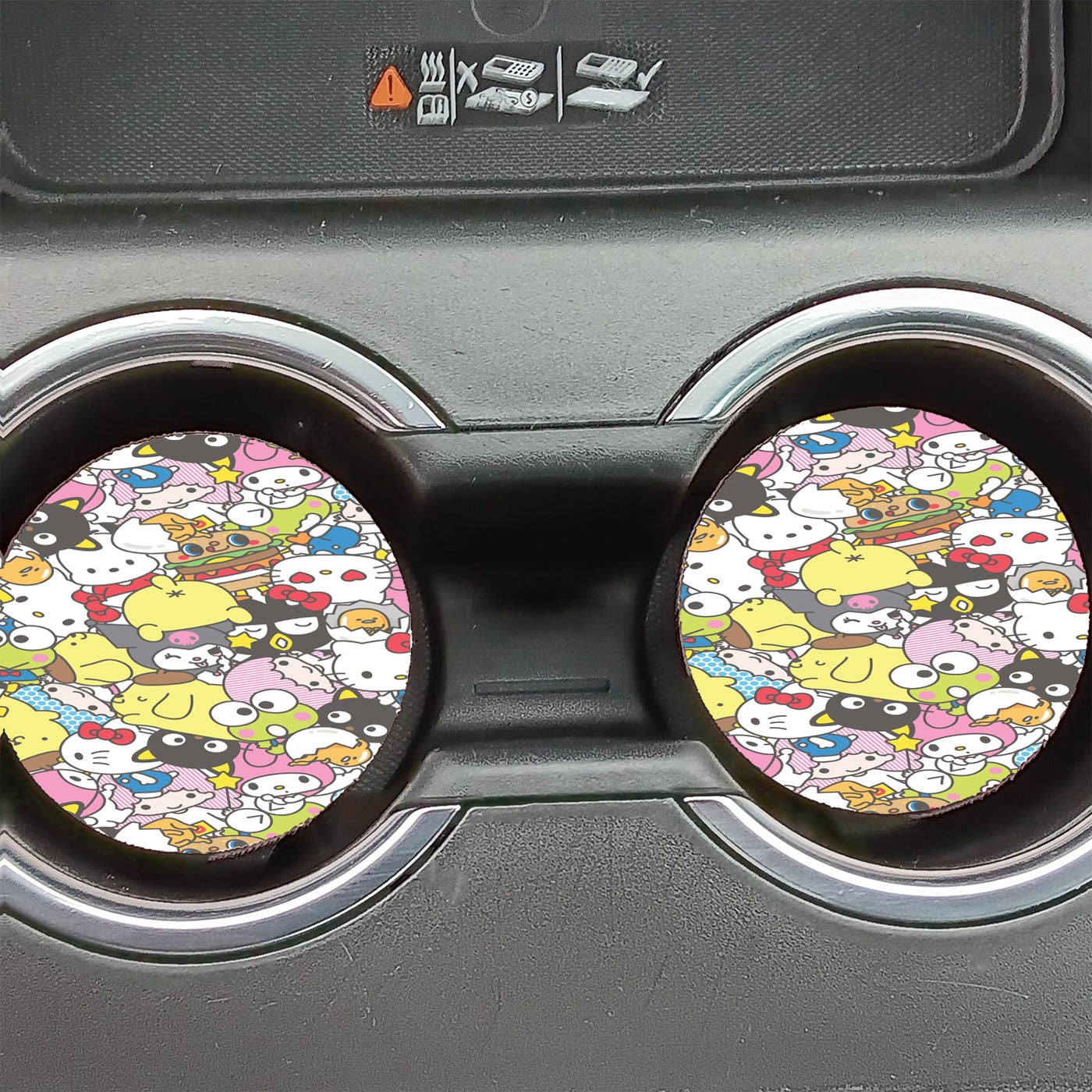 Hello Kitty Funy Pattern Car Coasters