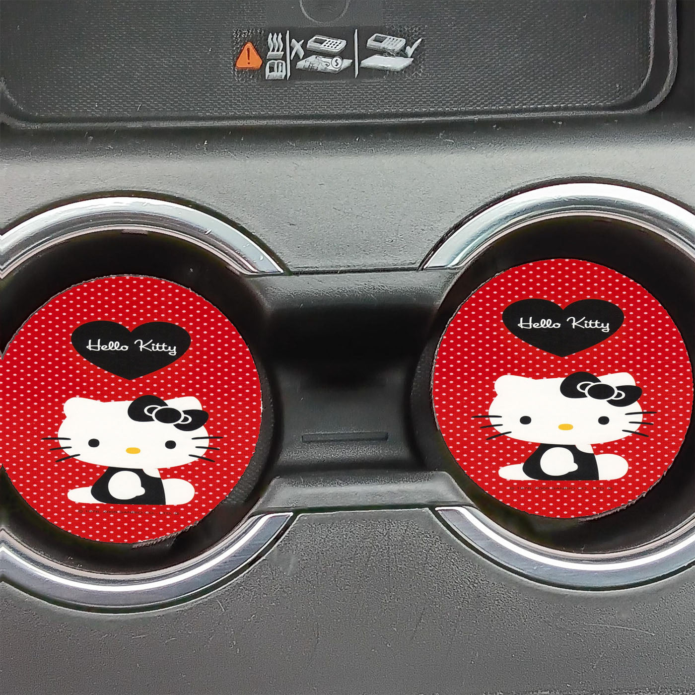 Hello Kitty Red Car Coasters