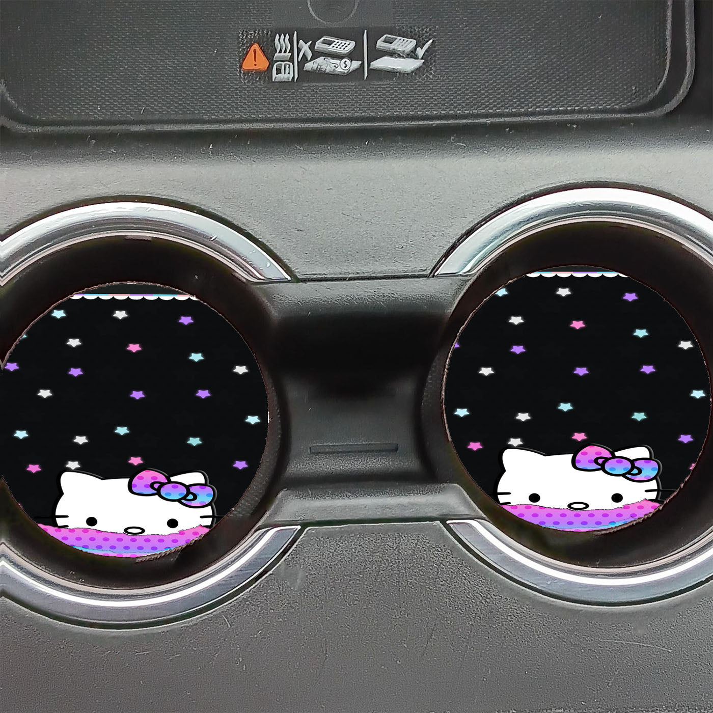 Hello Kitty Star Car Coasters
