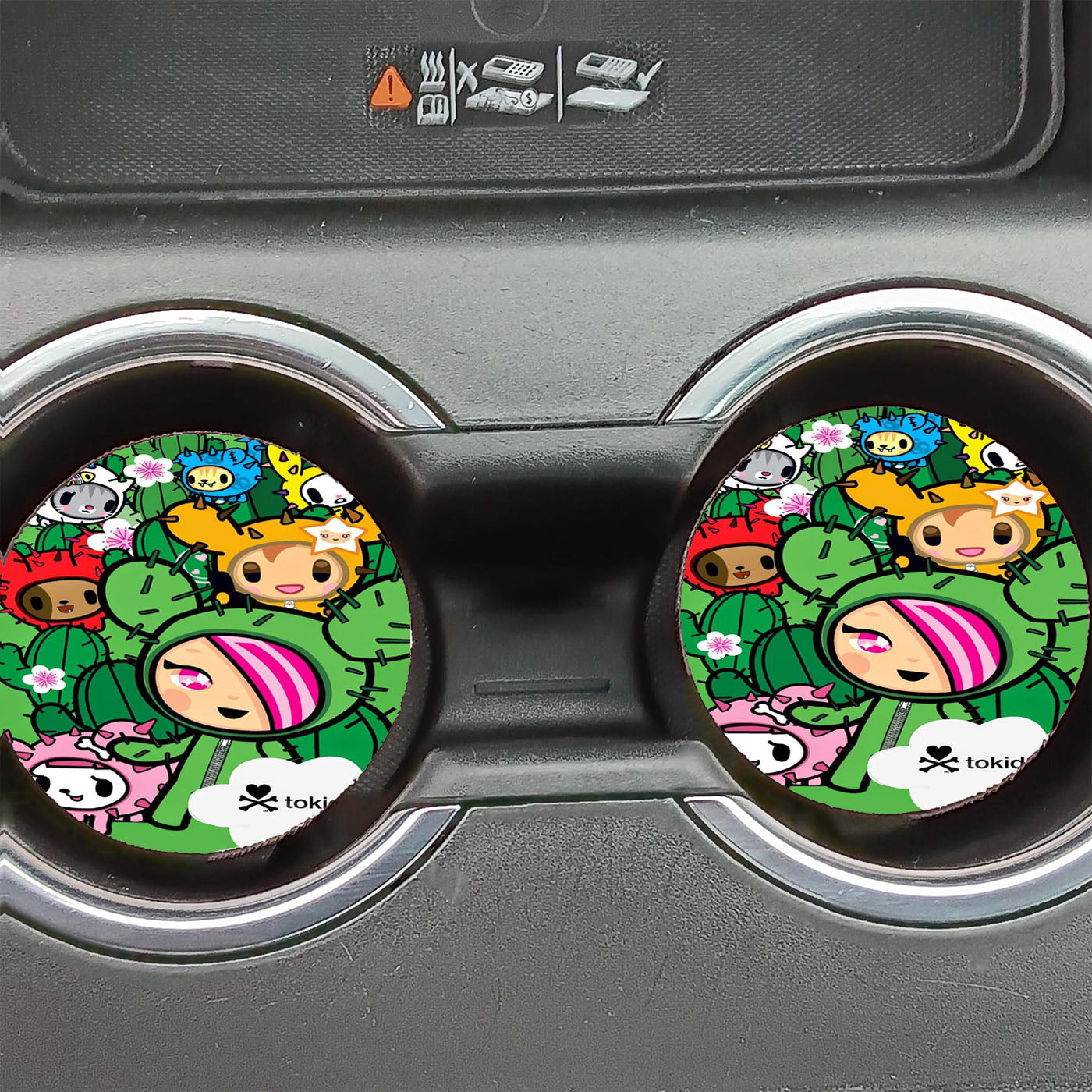 Hello Kitty Tokidoki Car Coasters