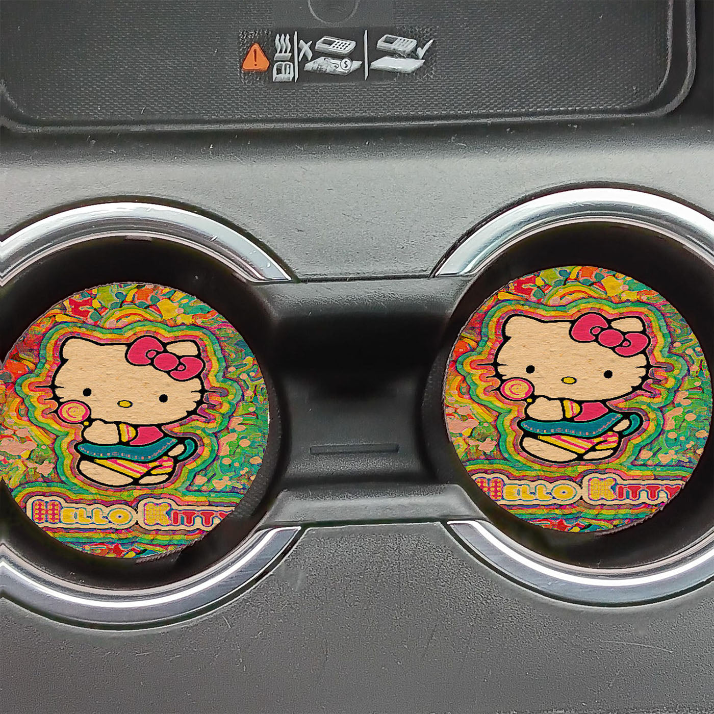 Hello Kitty Vintage Car Coasters