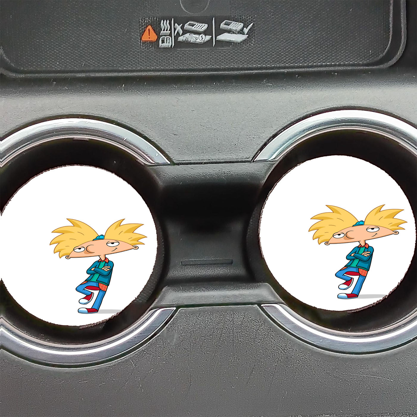 Hey Arnold Characters Design Car Coasters