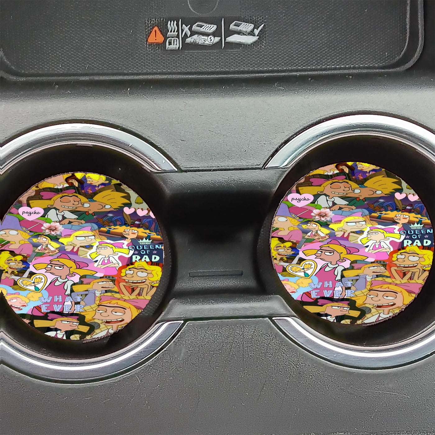Hey Arnold Collage Car Coasters
