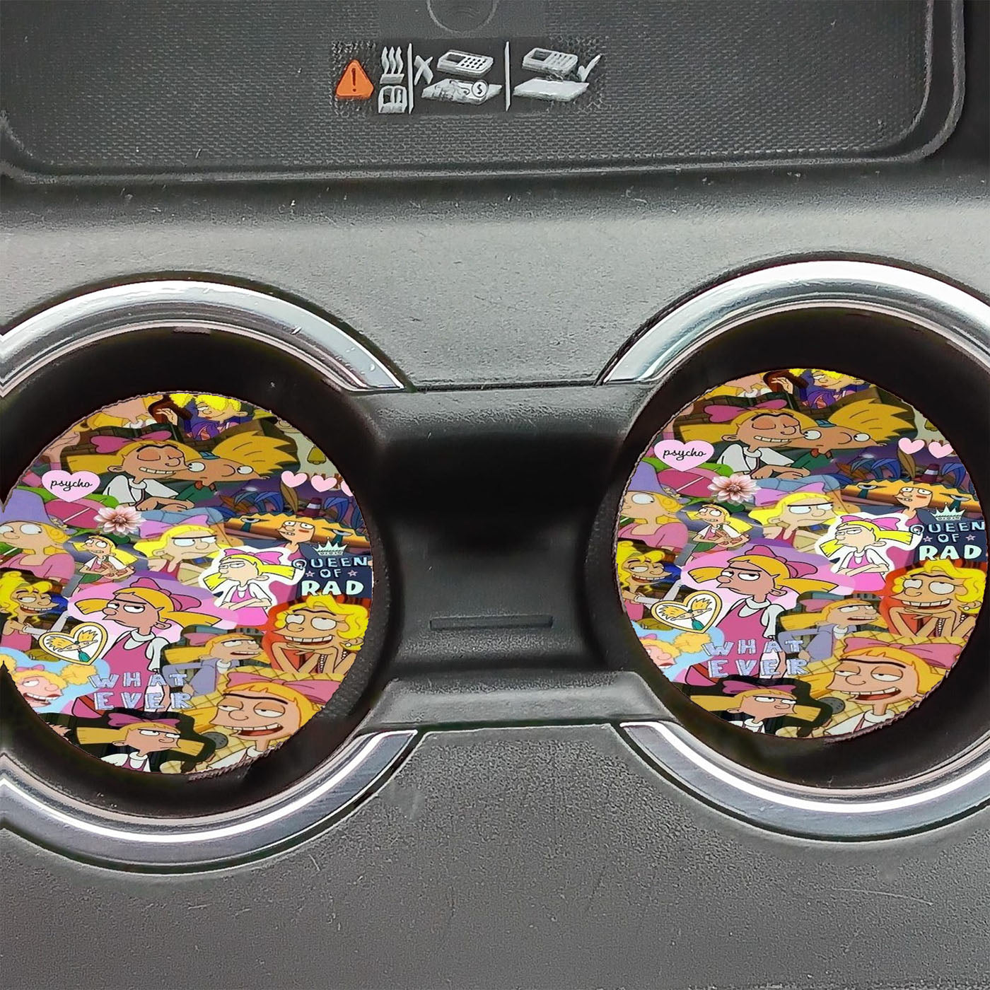 Hey Arnold Helga Car Coasters
