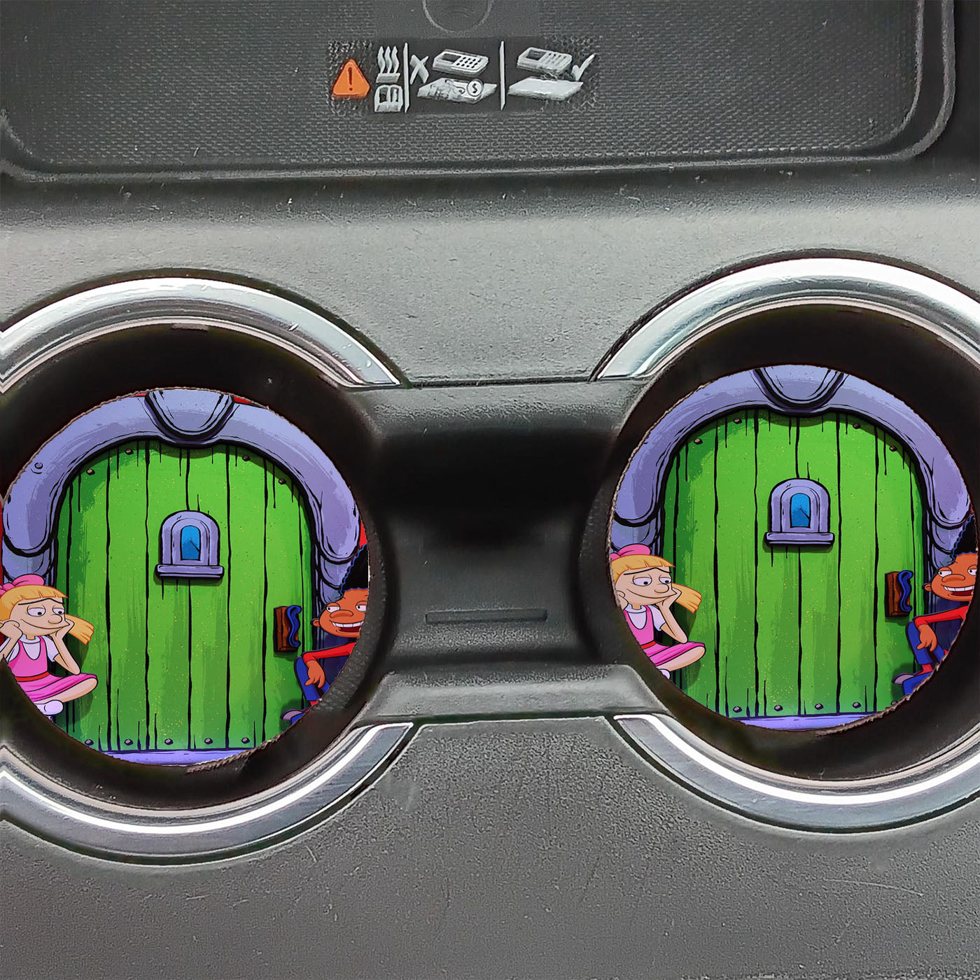Hey Arnold Home Door 16 Car Coasters