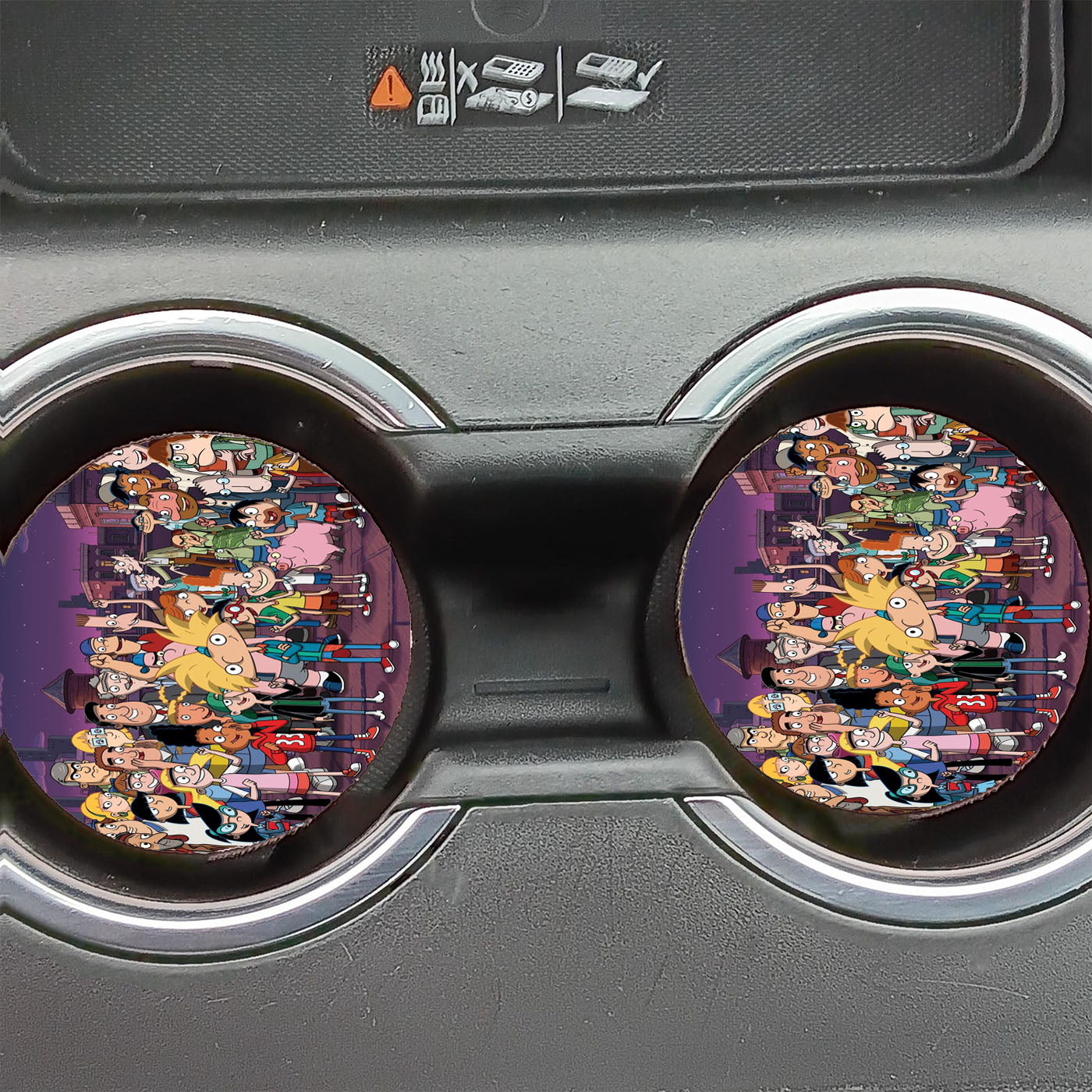 Hey Arnold Nickelodeon All Characters Car Coasters