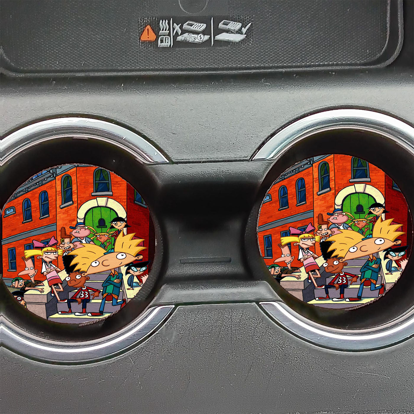 Hey Arnold Ultimate Collection Poster Car Coasters