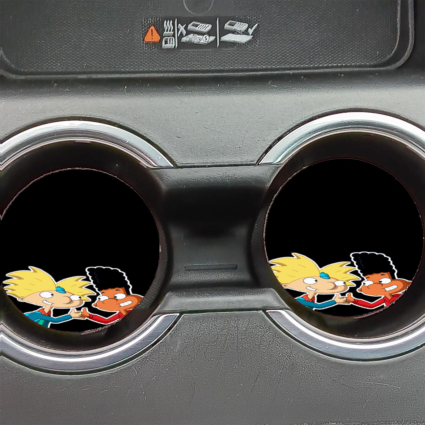Hey Arnold Wallpaper Car Coasters