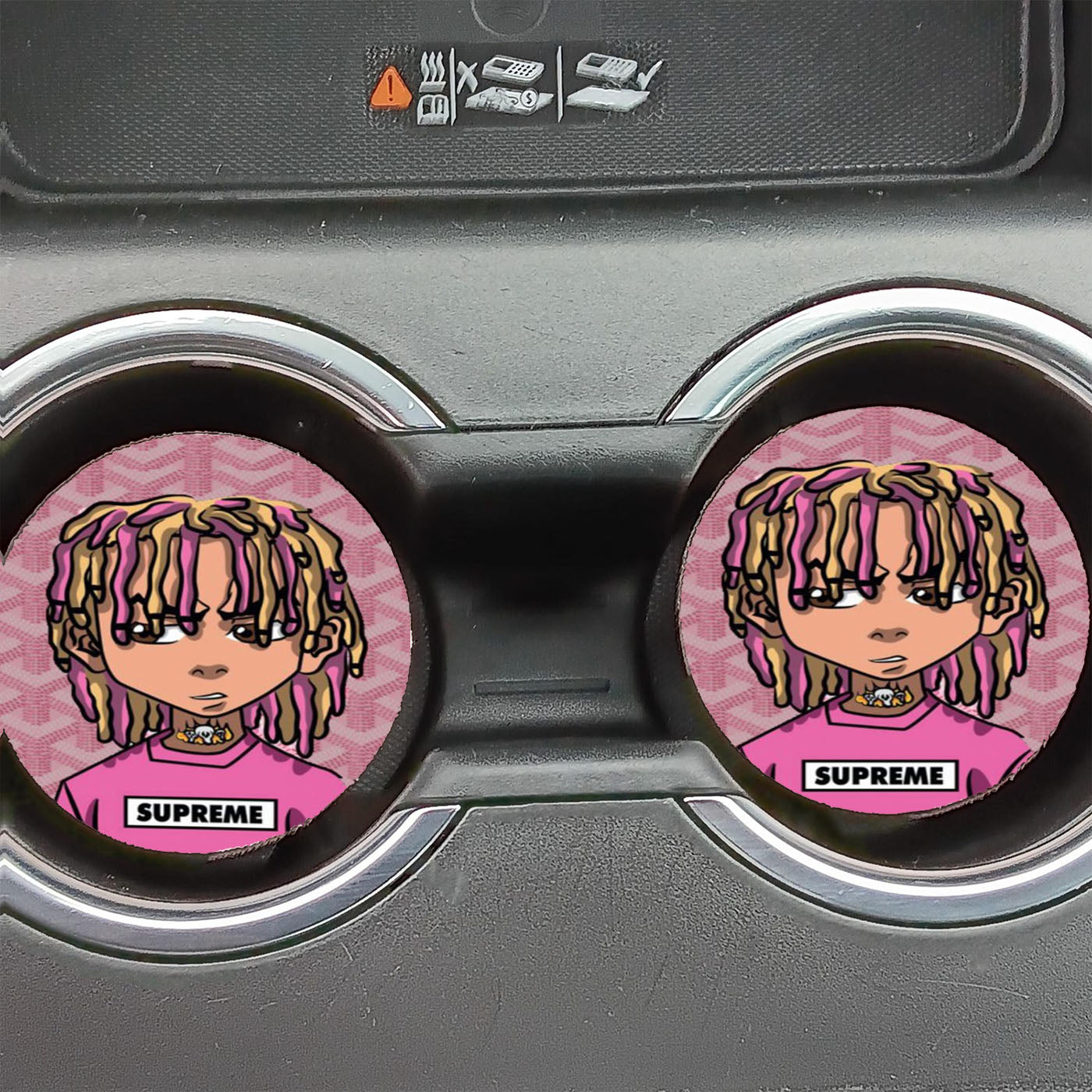 Hip Hop Artist Lil Pump  Car Coasters