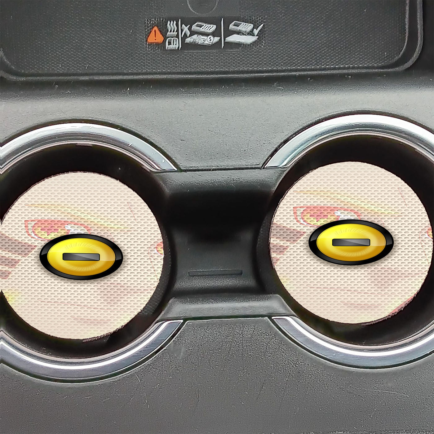 Hokage Naruto Eyes Car Coasters