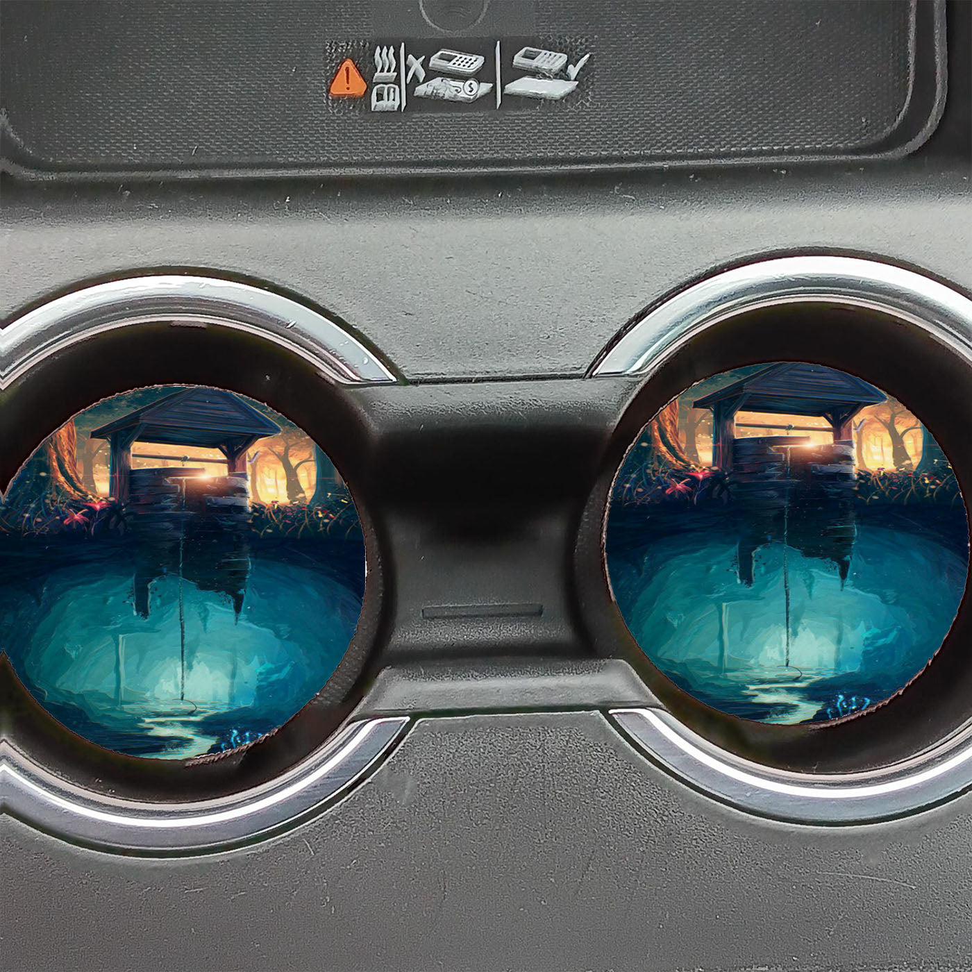 Home Art New Space  Car Coasters