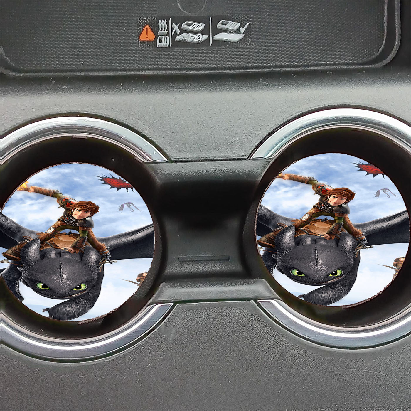 How To Train Your Dragon Fire Car Coasters