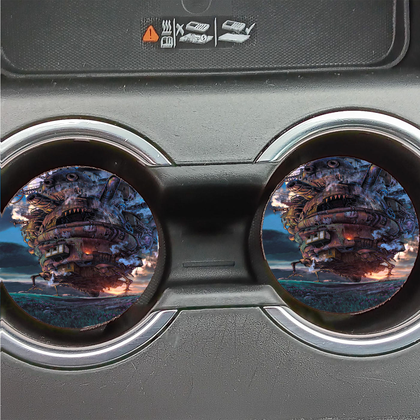 Howl'S Moving Castle Case Car Coasters