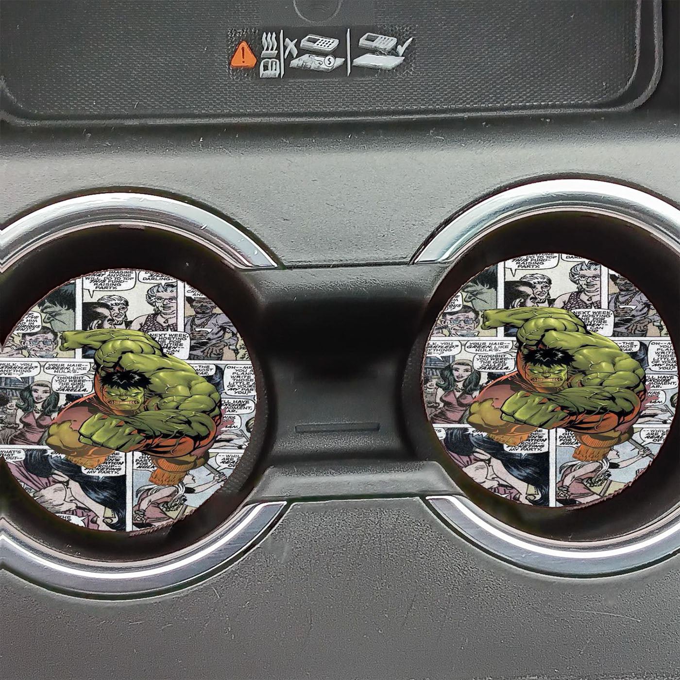 Hulk Comic Car Coasters