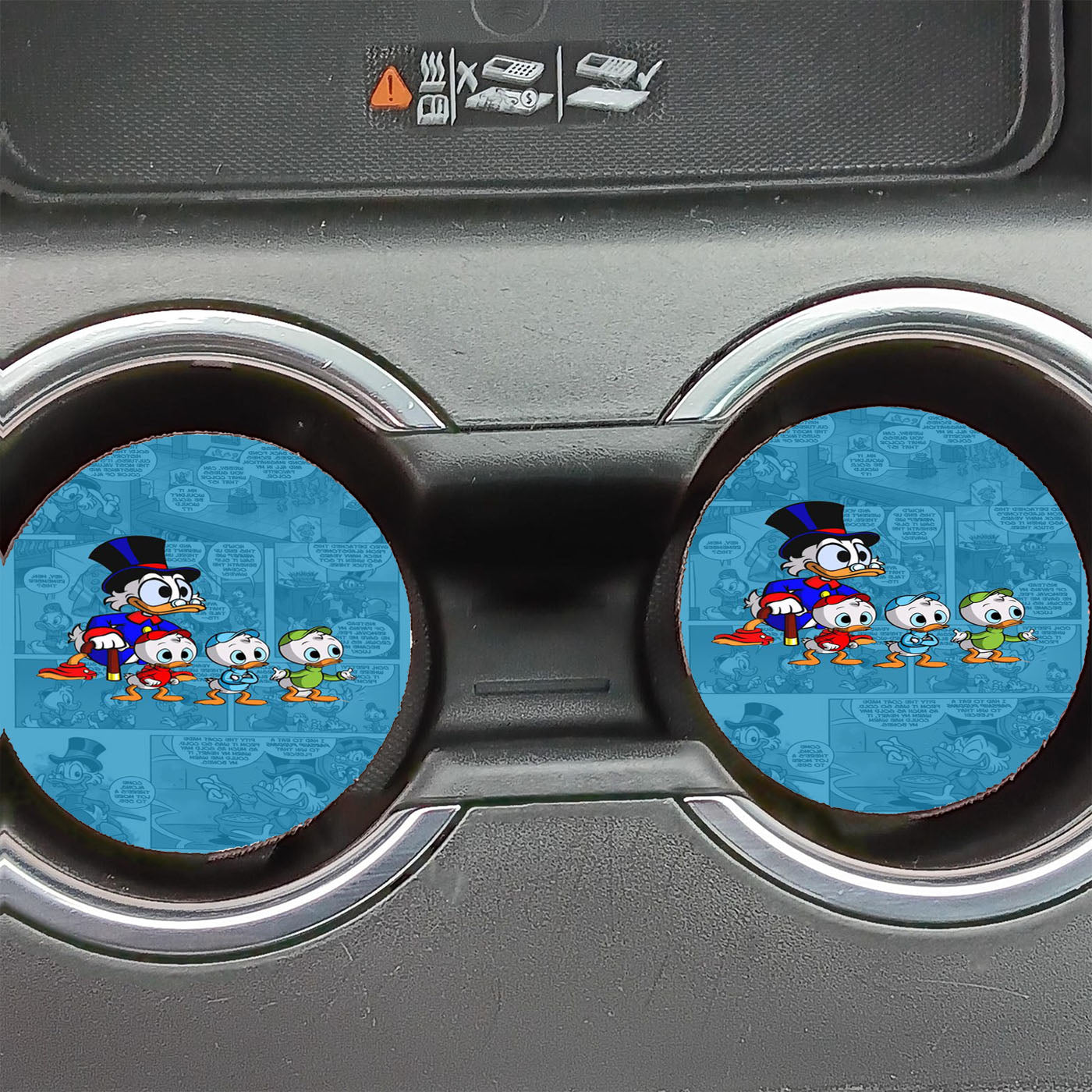 Humperdink Duck Donald Nephew Huey Dewey Louie Car Coasters