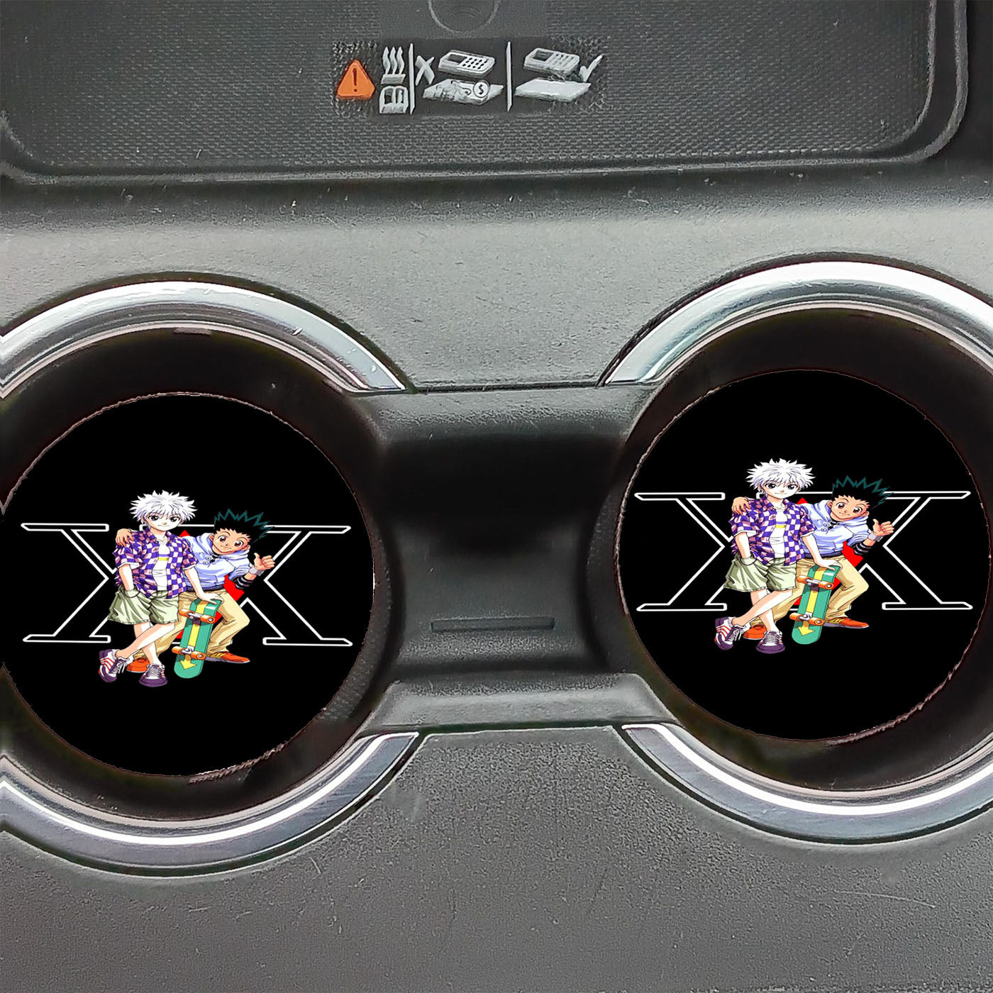 Hunter X Hunter Gon Killua Car Coasters