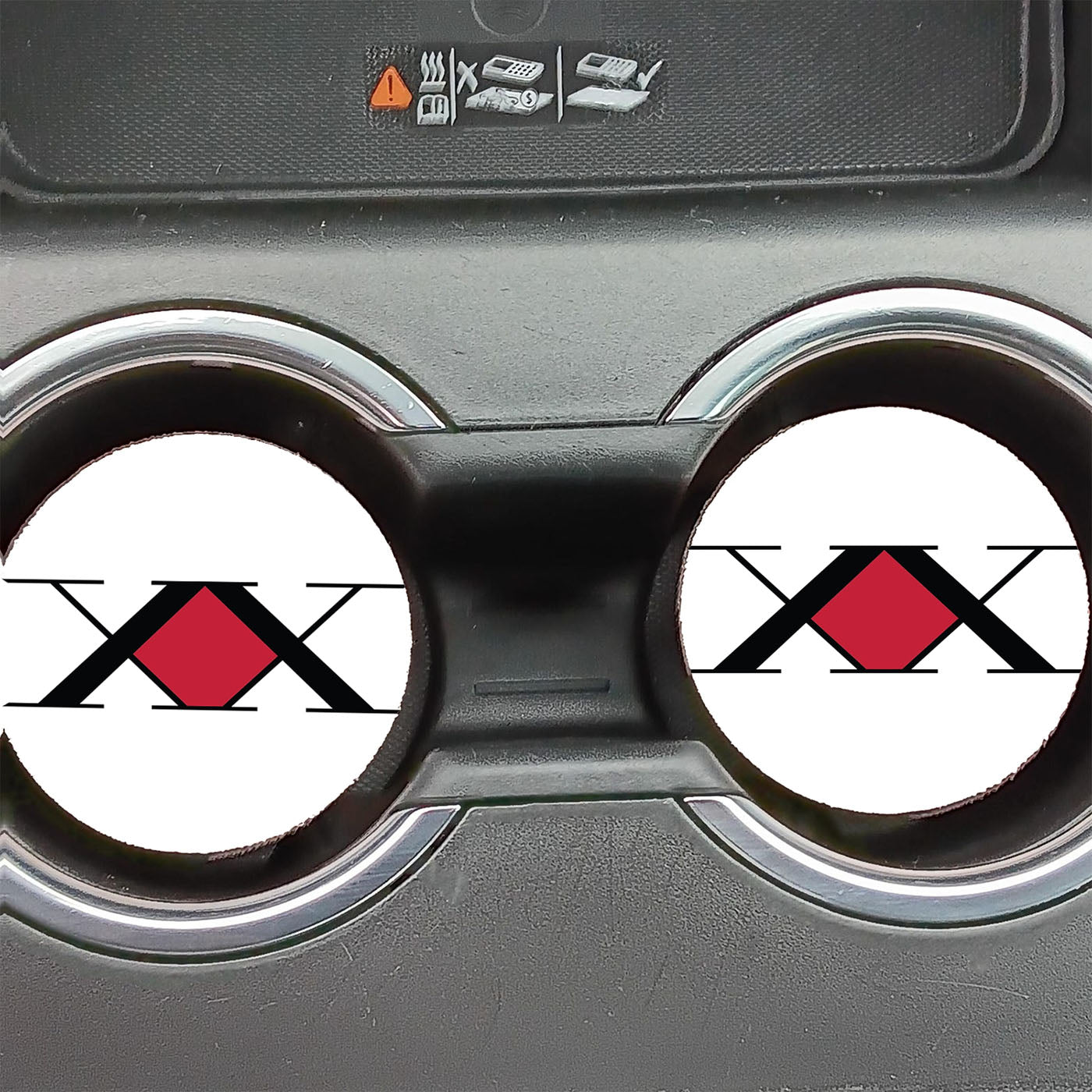 Hunter X Hunter Logo Car Coasters