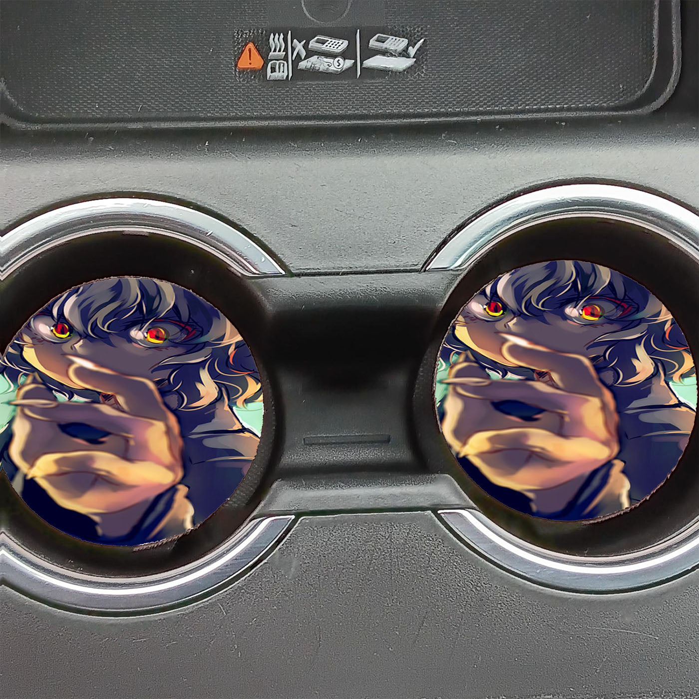 Hunter X Hunter Wallpaper Car Coasters