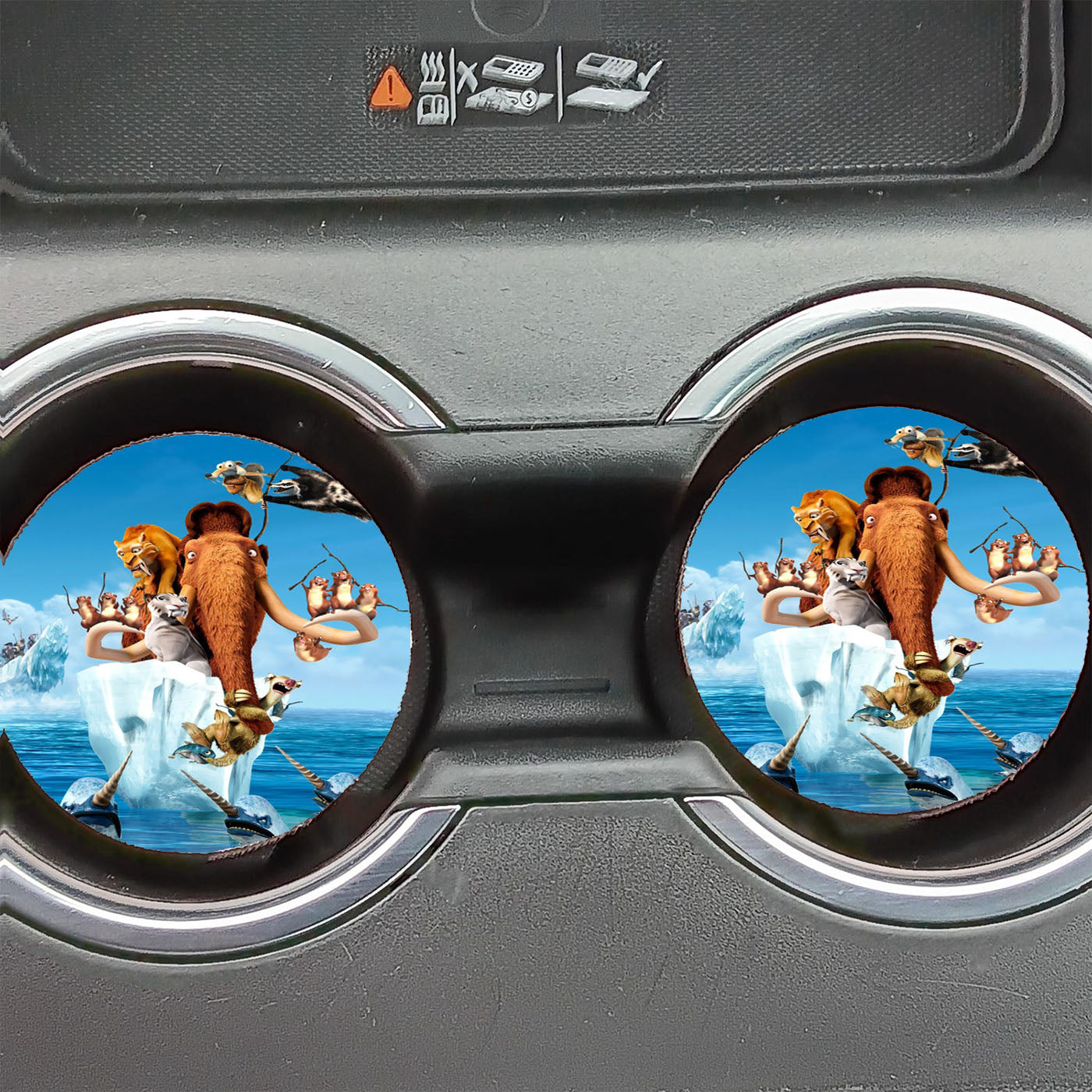 Ice Age 4 Characters Car Coasters