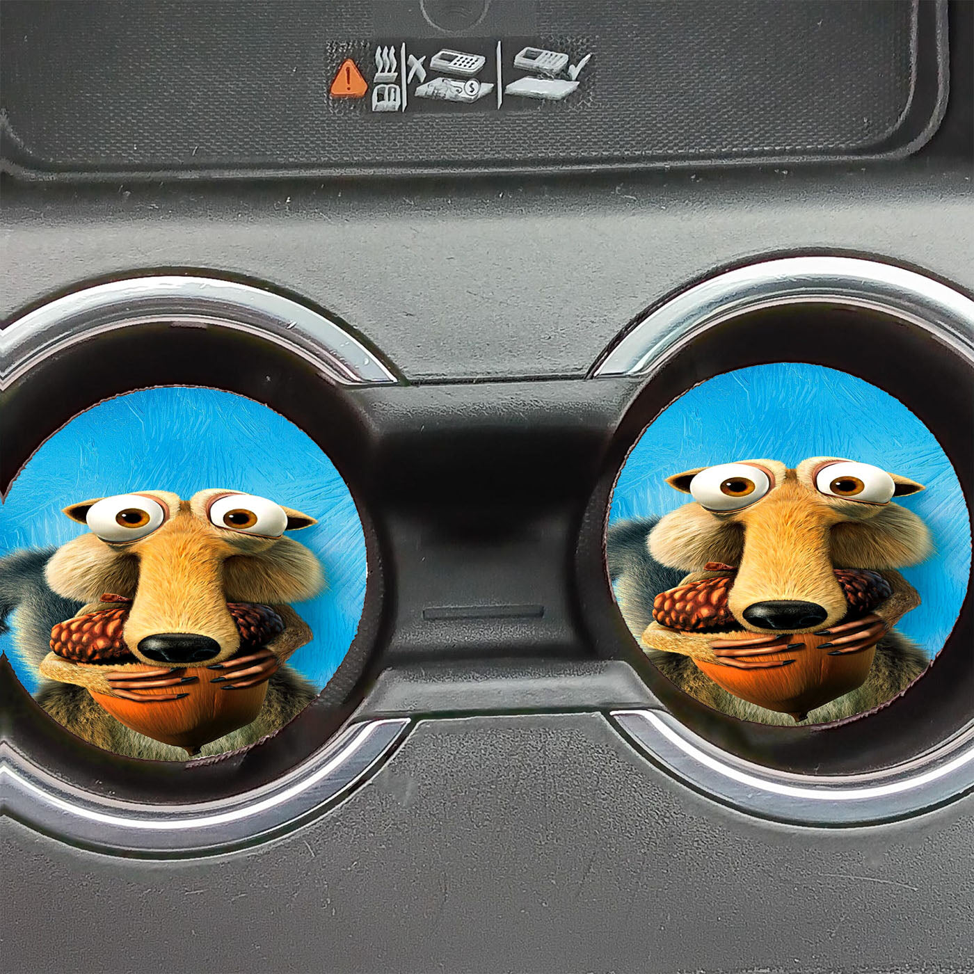 Ice Age A Mammoth Christmas Scrat Car Coasters