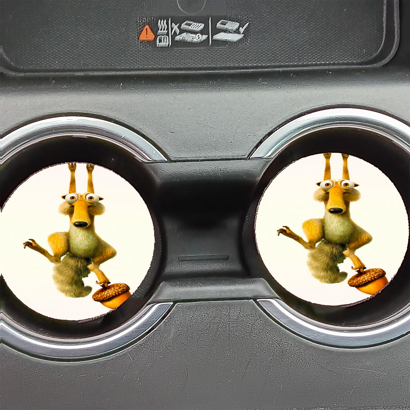 Ice Age Scrat Hanging Car Coasters