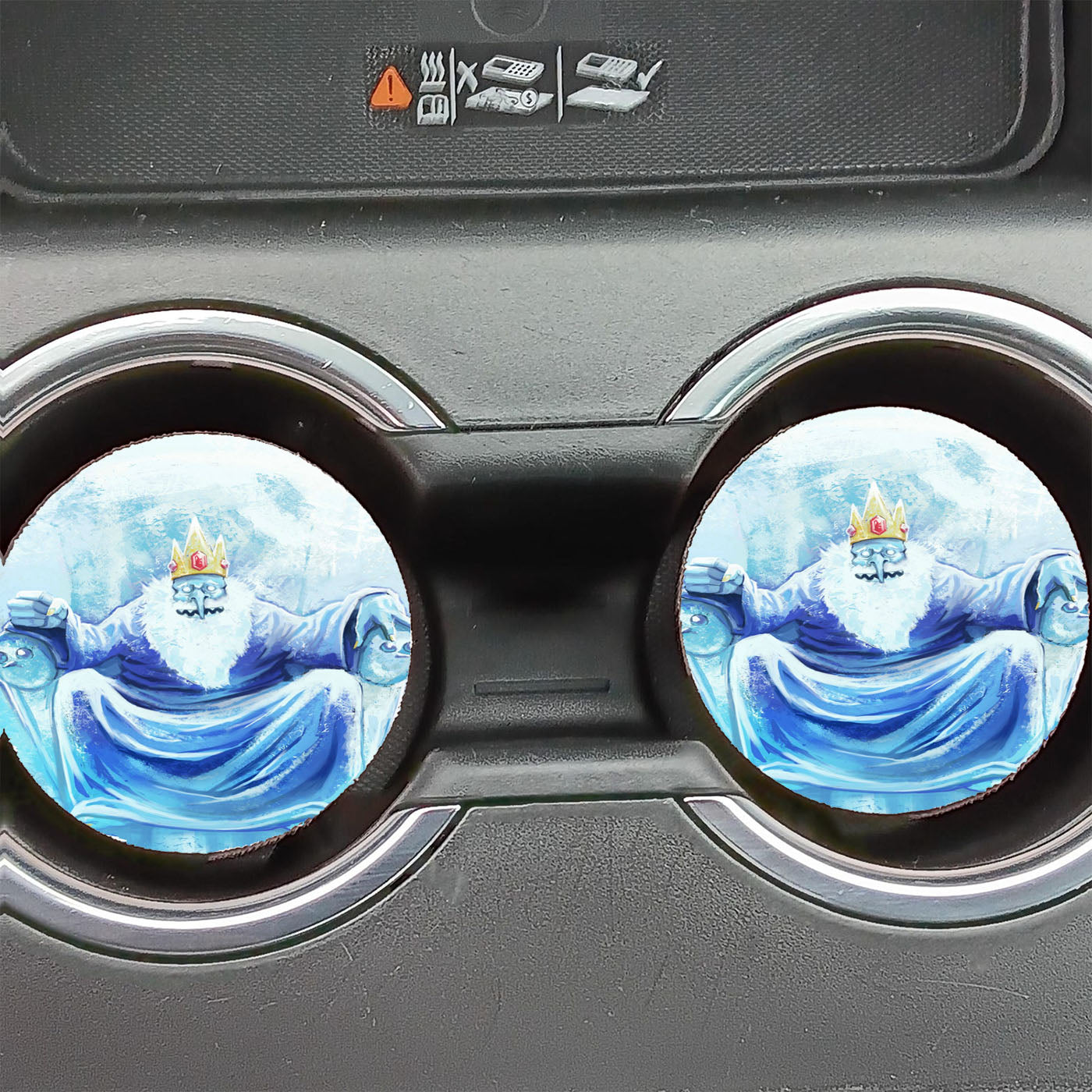 Ice King Adventure Time Art Car Coasters