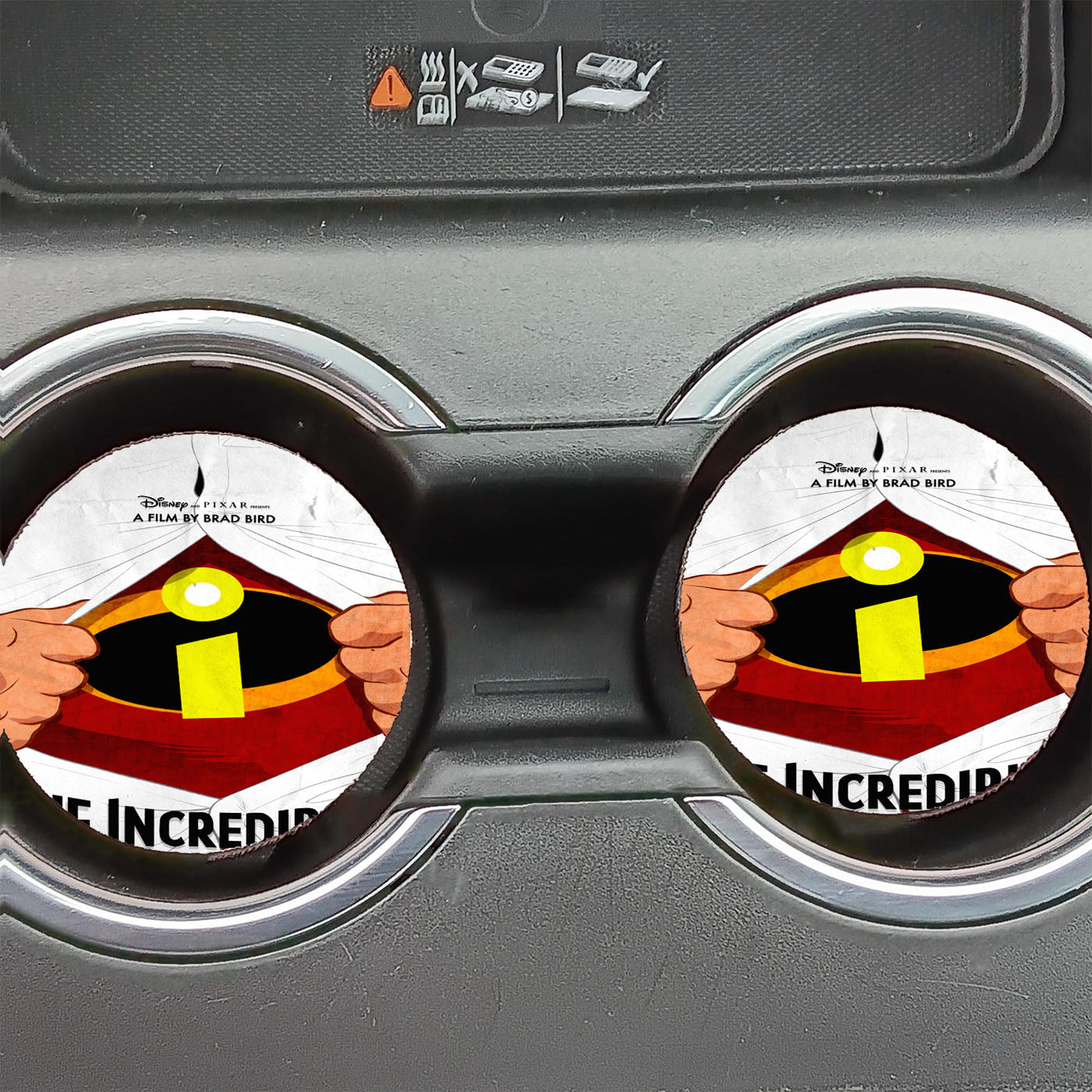 Incredibles Comic Book Covers Car Coasters