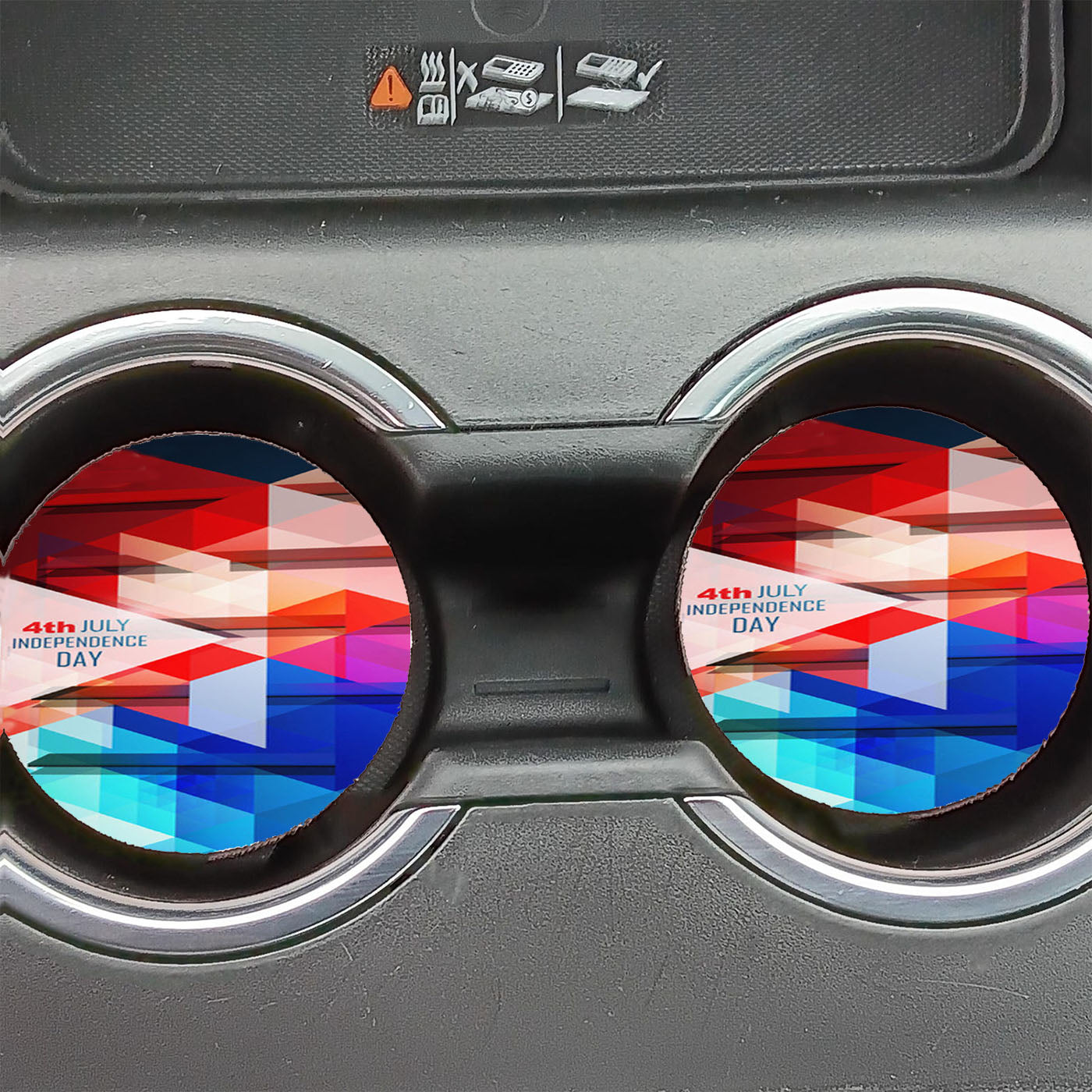 Independence Day Art  Car Coasters