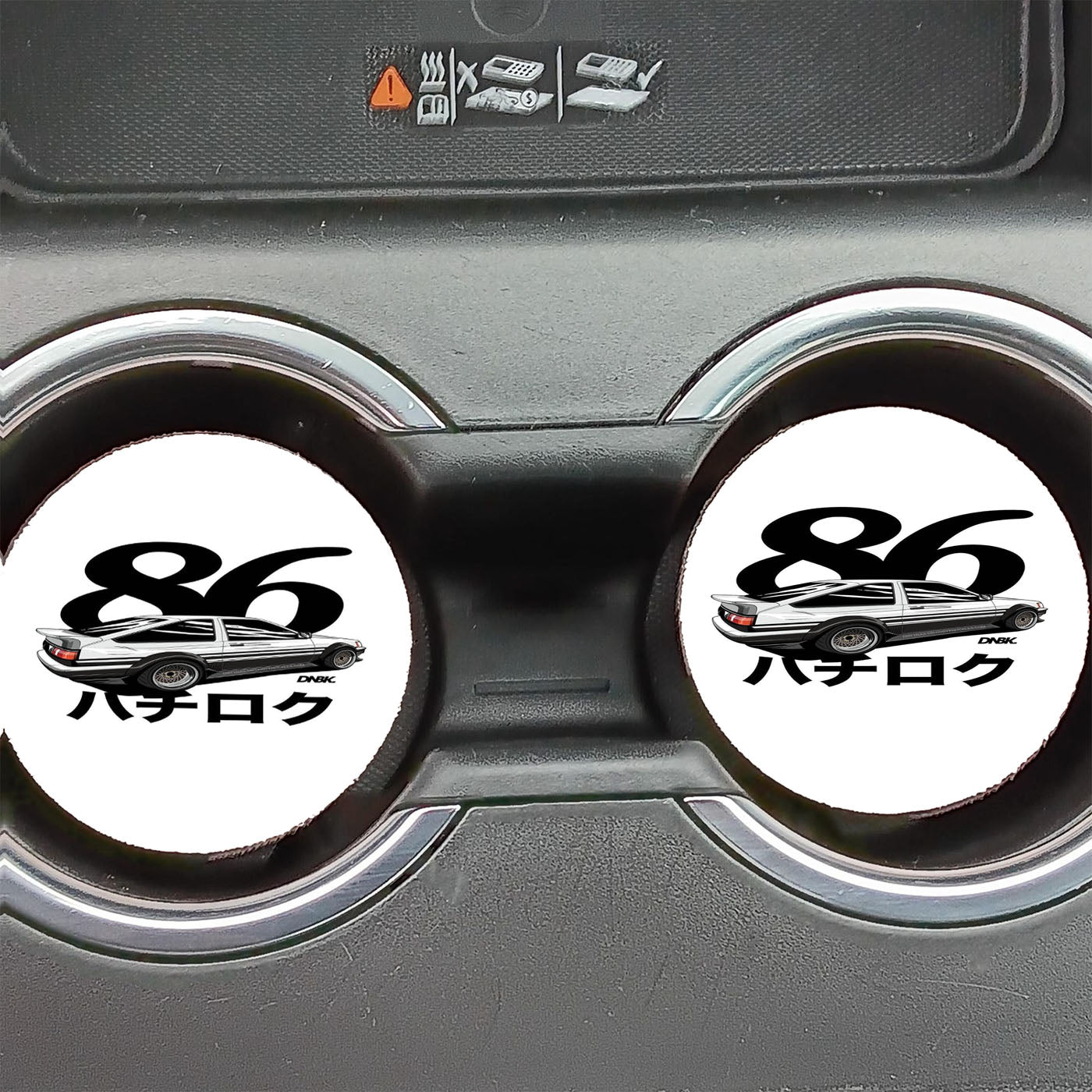 Initial D Ae86 T Car Coasters