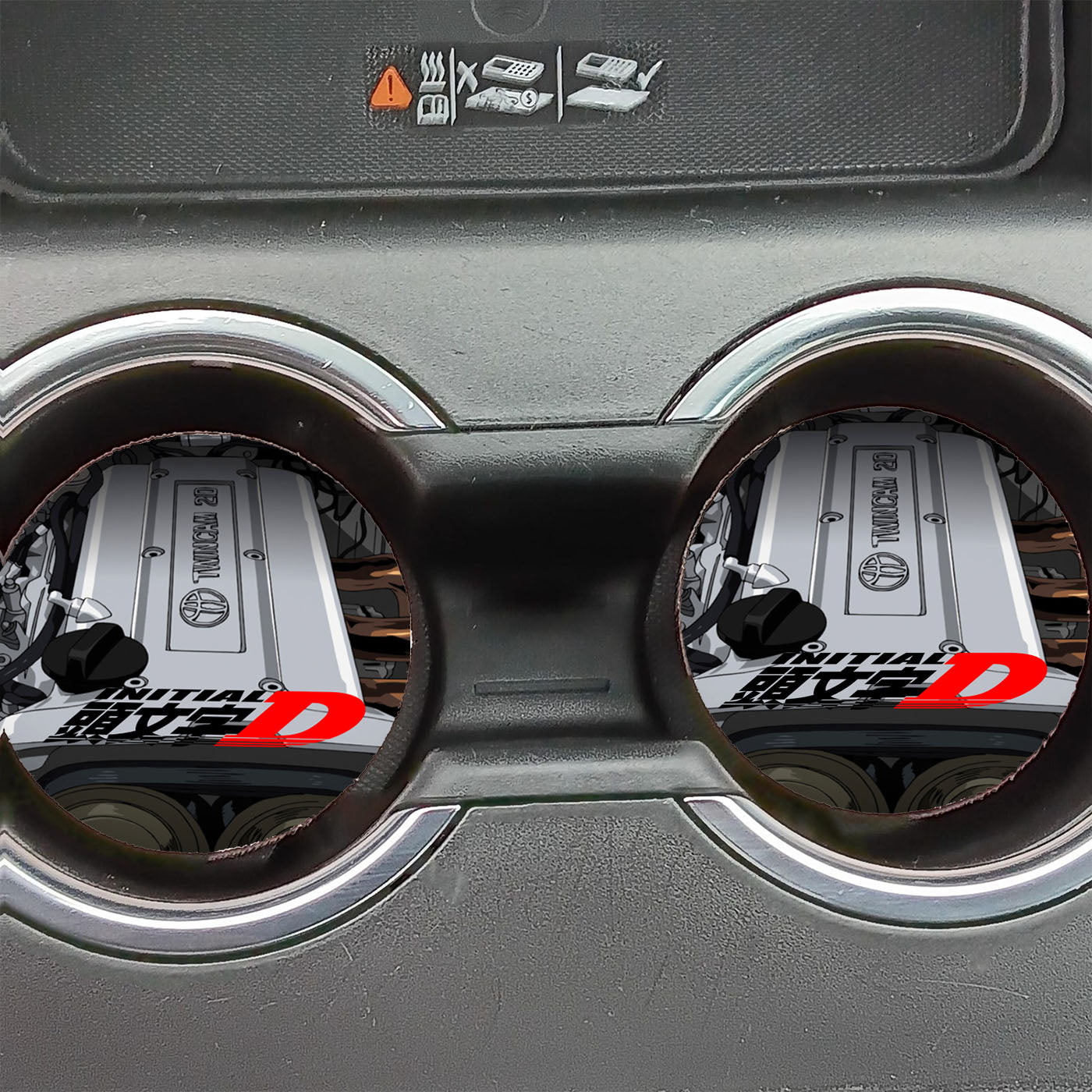 Initial D Engine Car Coasters