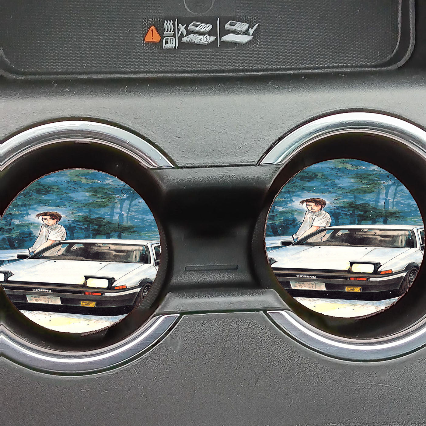 Initial D Takumi Ae86 Car Coasters