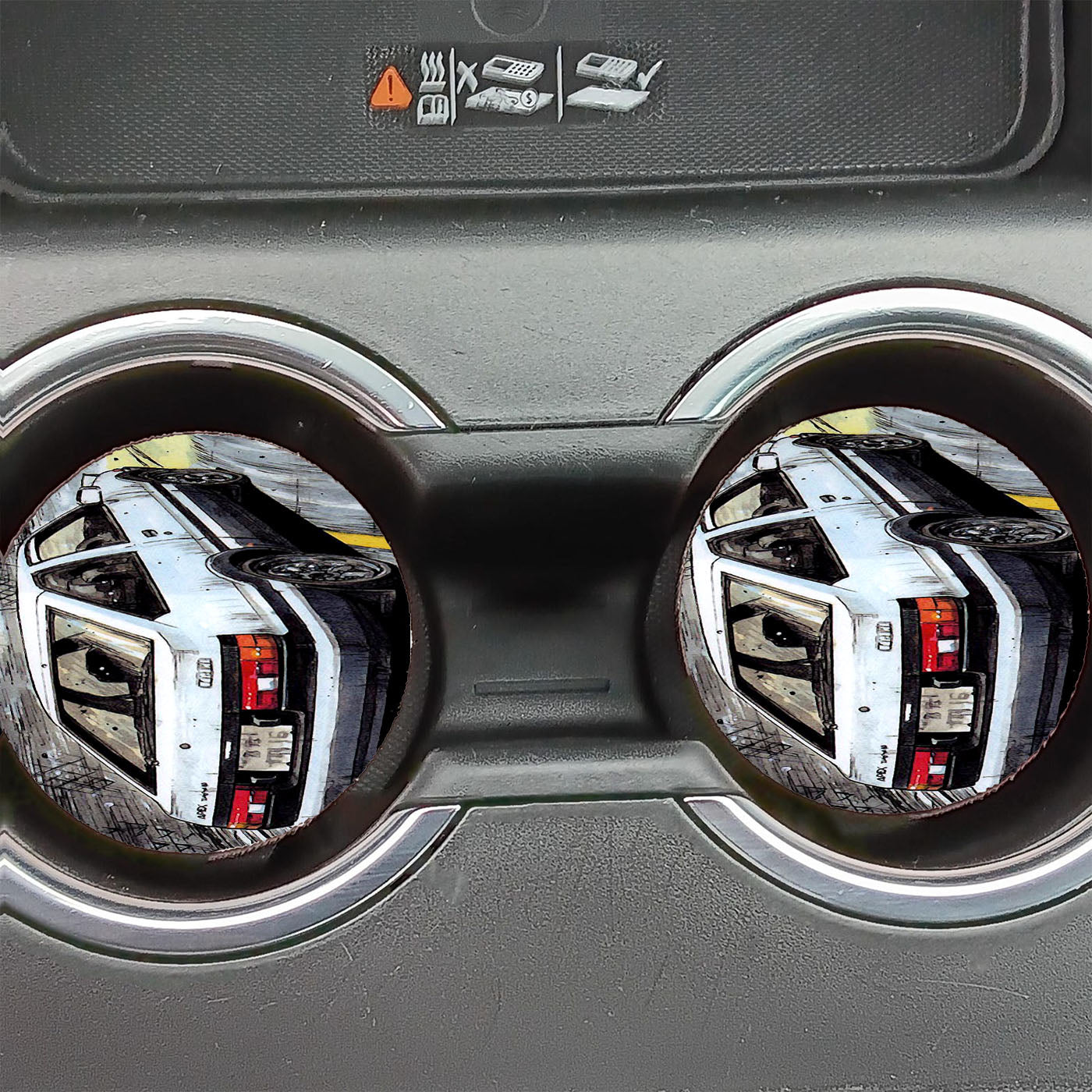 Initial D Trueno Ae86 Car Car Coasters