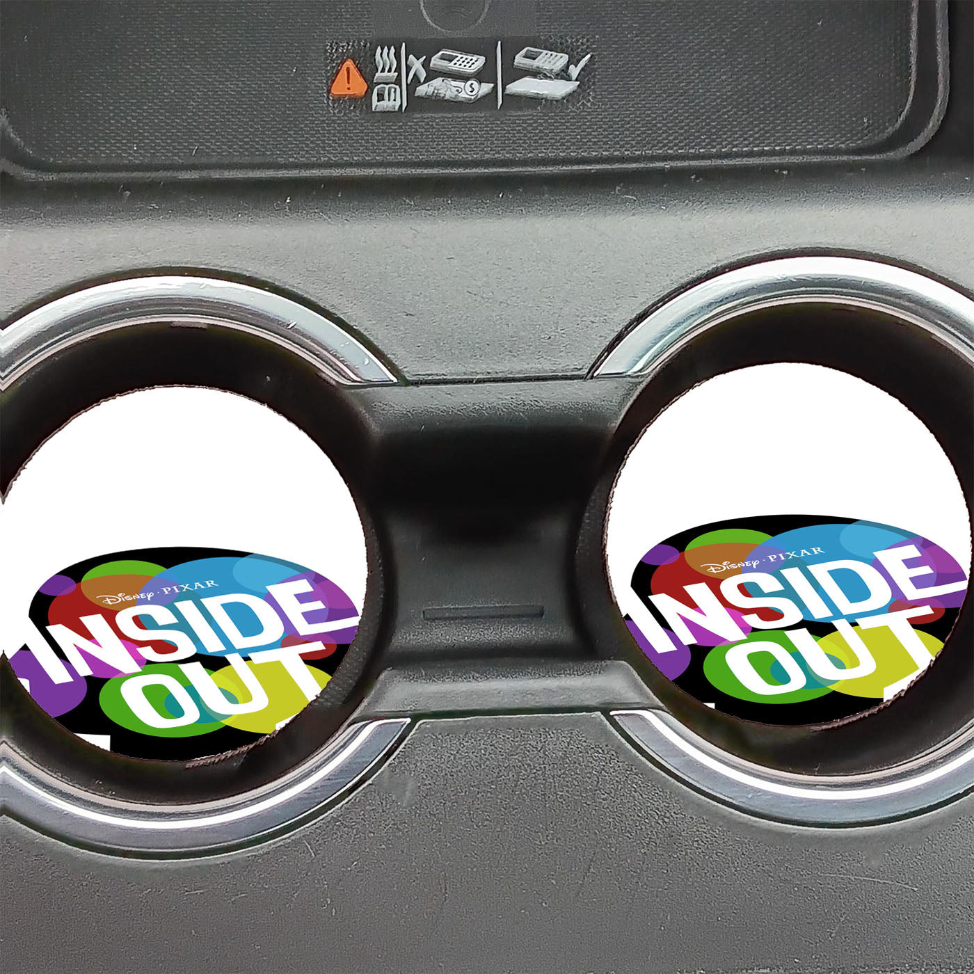 Inside Out Disney Art Car Coasters